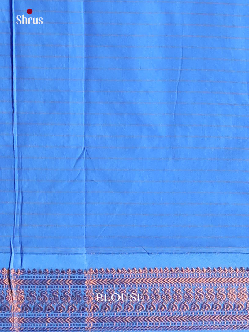 Pink & Blue - Kalyani Cotton Saree
