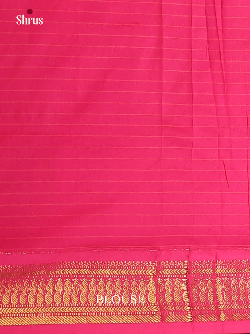 Orange & Pink - Kalyani Cotton Saree