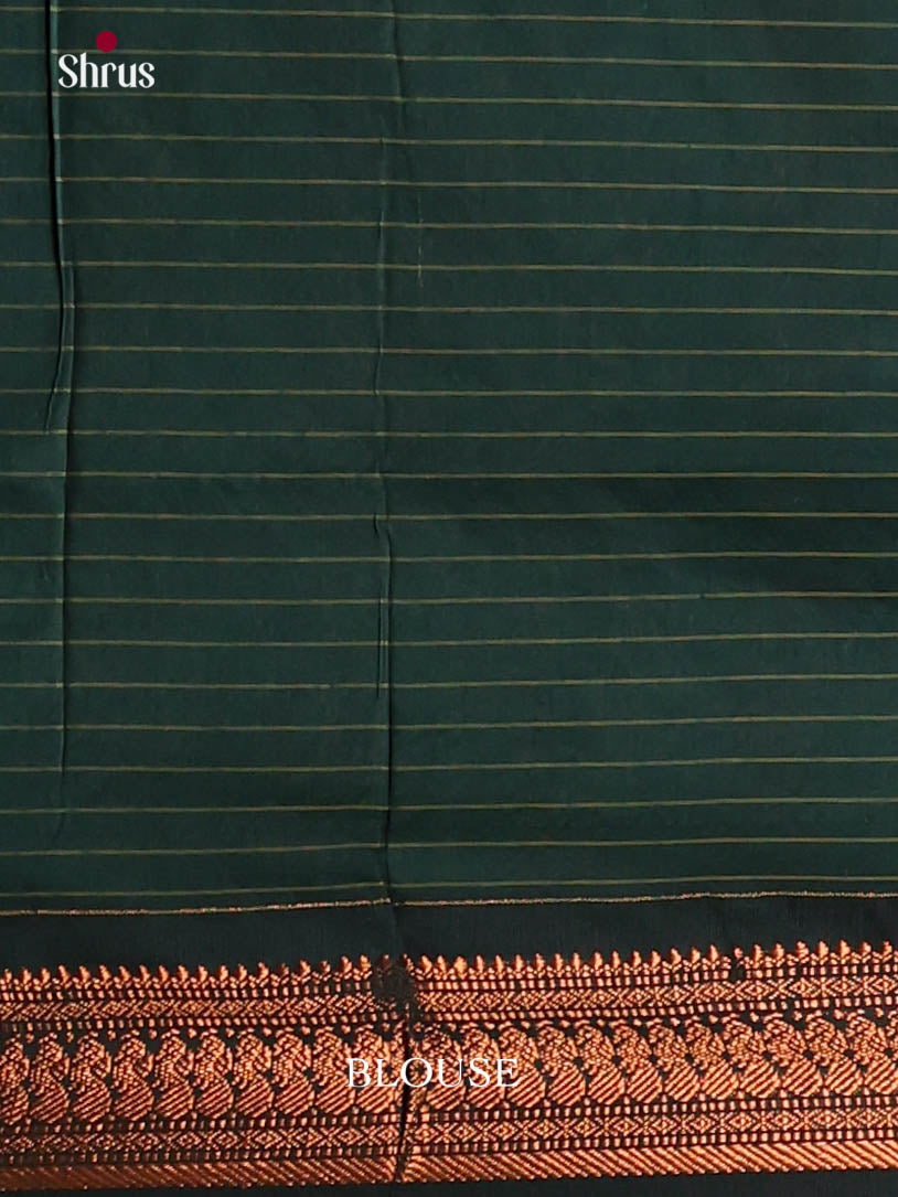 Mustard & Green - Kalyani Cotton Saree