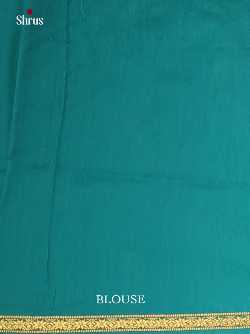 Orange & Green- Semi Maheshwari Saree