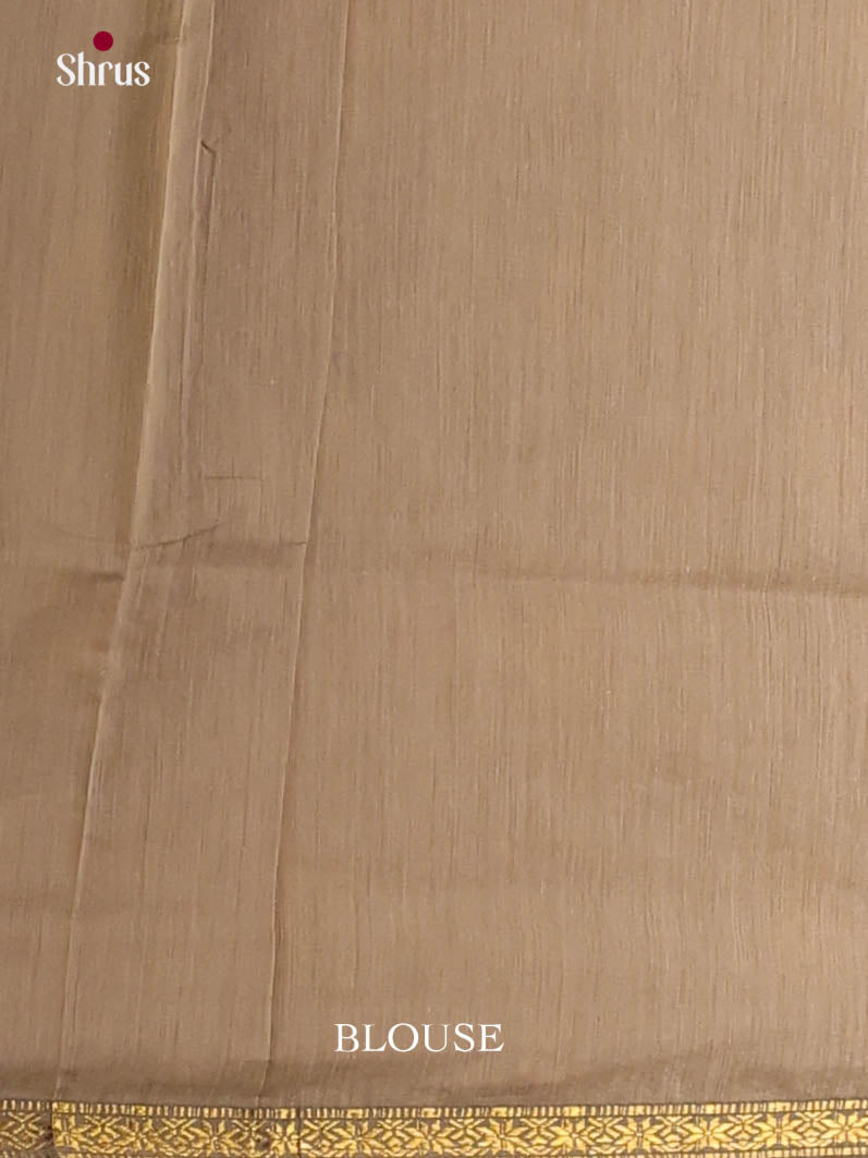 Blue & Grey - Semi Maheshwari Saree