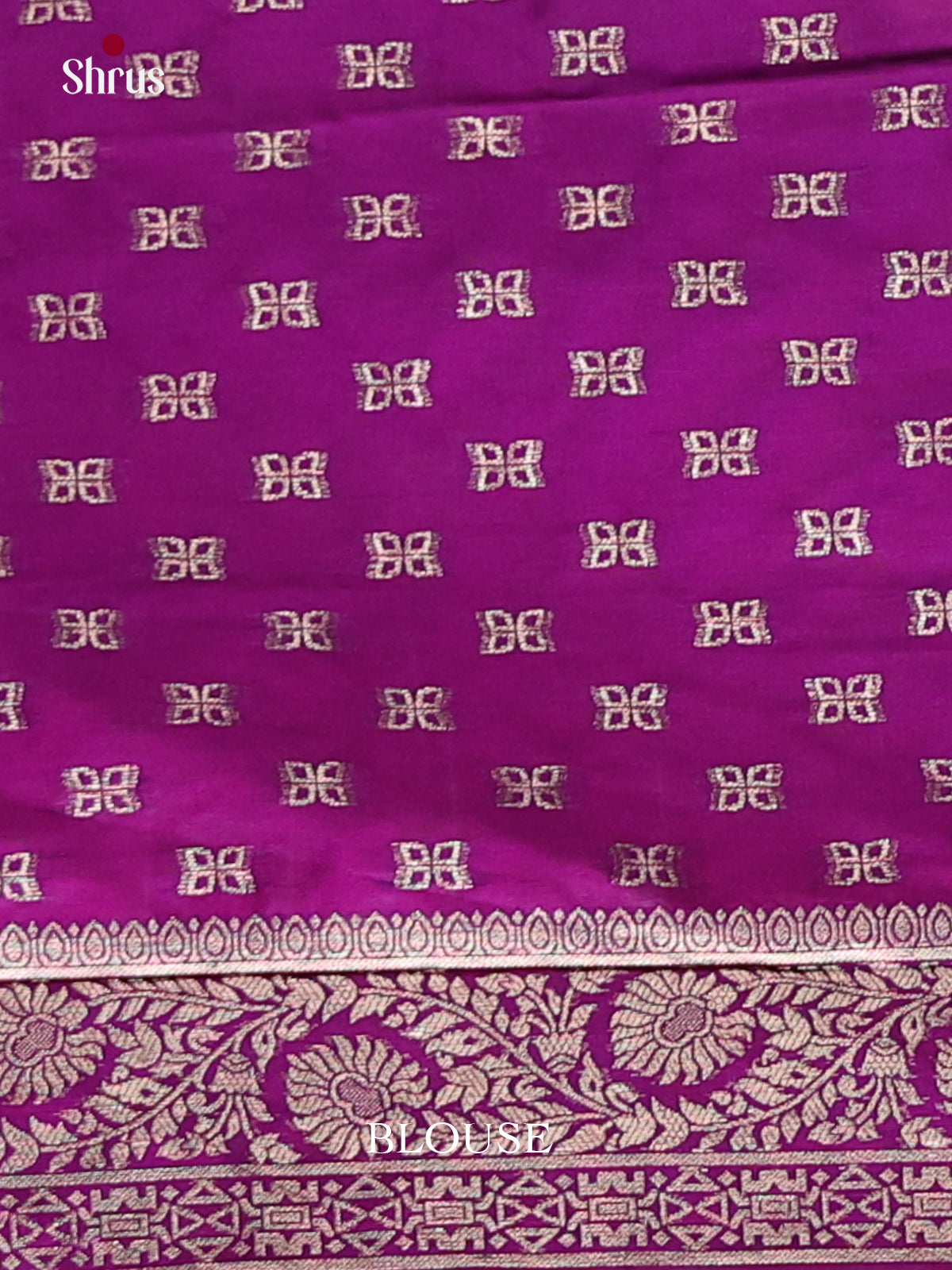 Purple - Semi Softsilk Saree
