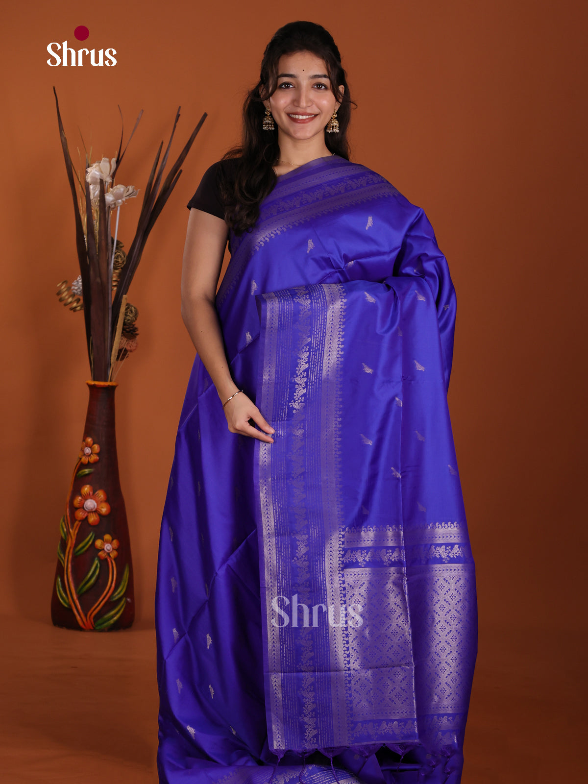 DJS24427 - Semi Softsilk Saree