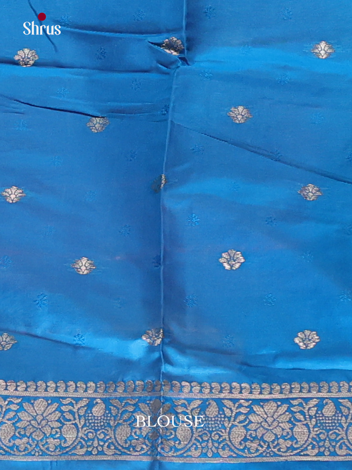 Blue - Semi Softsilk Saree