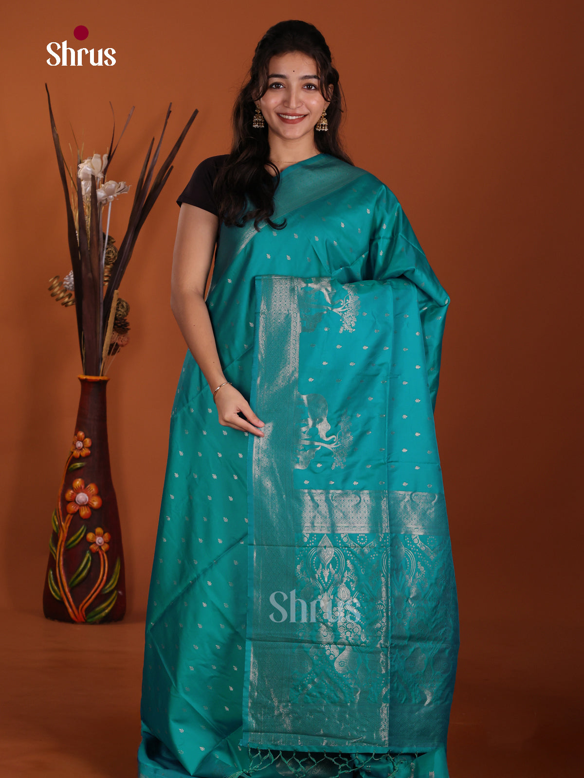 DJS24444 - Semi Softsilk Saree