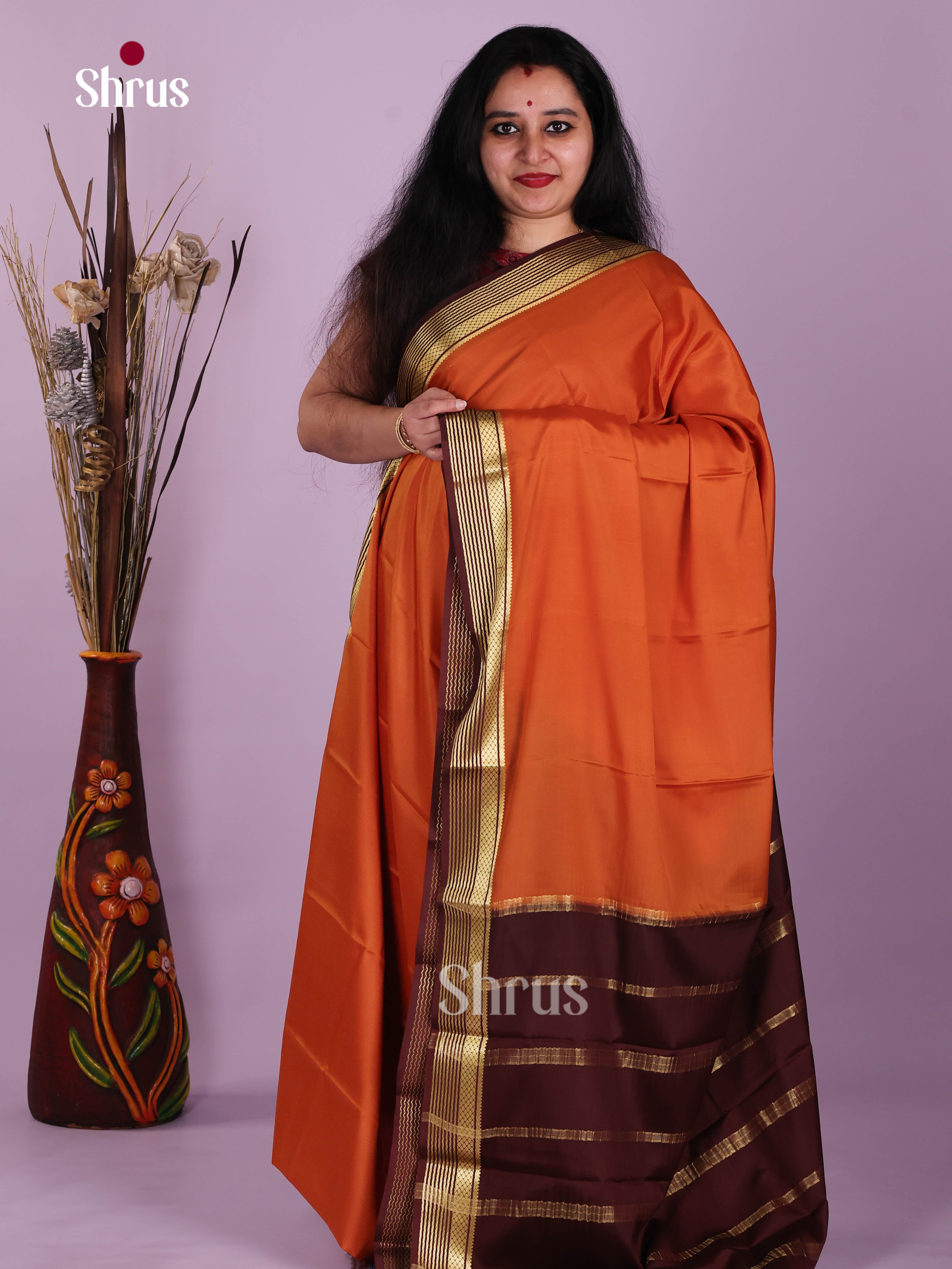 DJS25010 - Mysore Silk Saree - Shop on Shrus.com