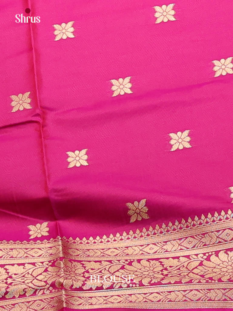 Deep Pink - Semi Softsilk Saree