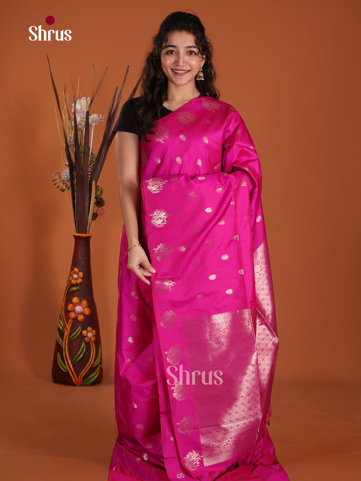 DJS25042 - Semi Softsilk Saree