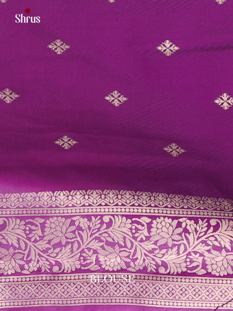 Violet- Semi Softsilk Saree