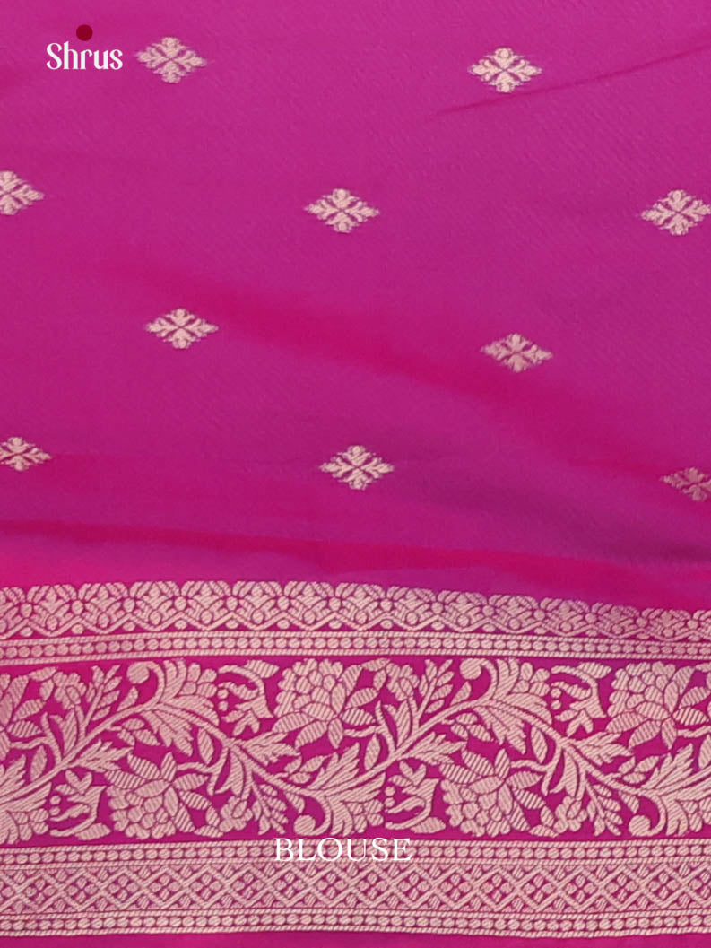 Purple- Semi Softsilk Saree