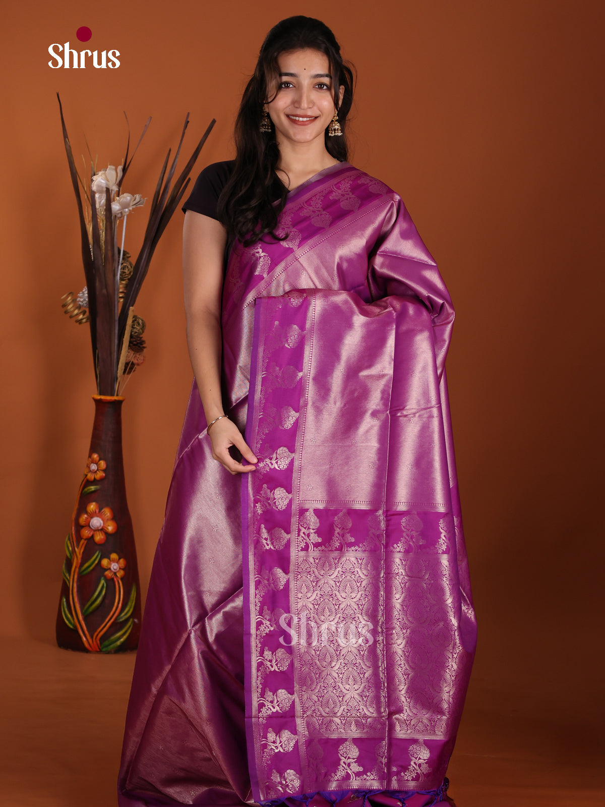 DJS25054 - Semi Softsilk Saree