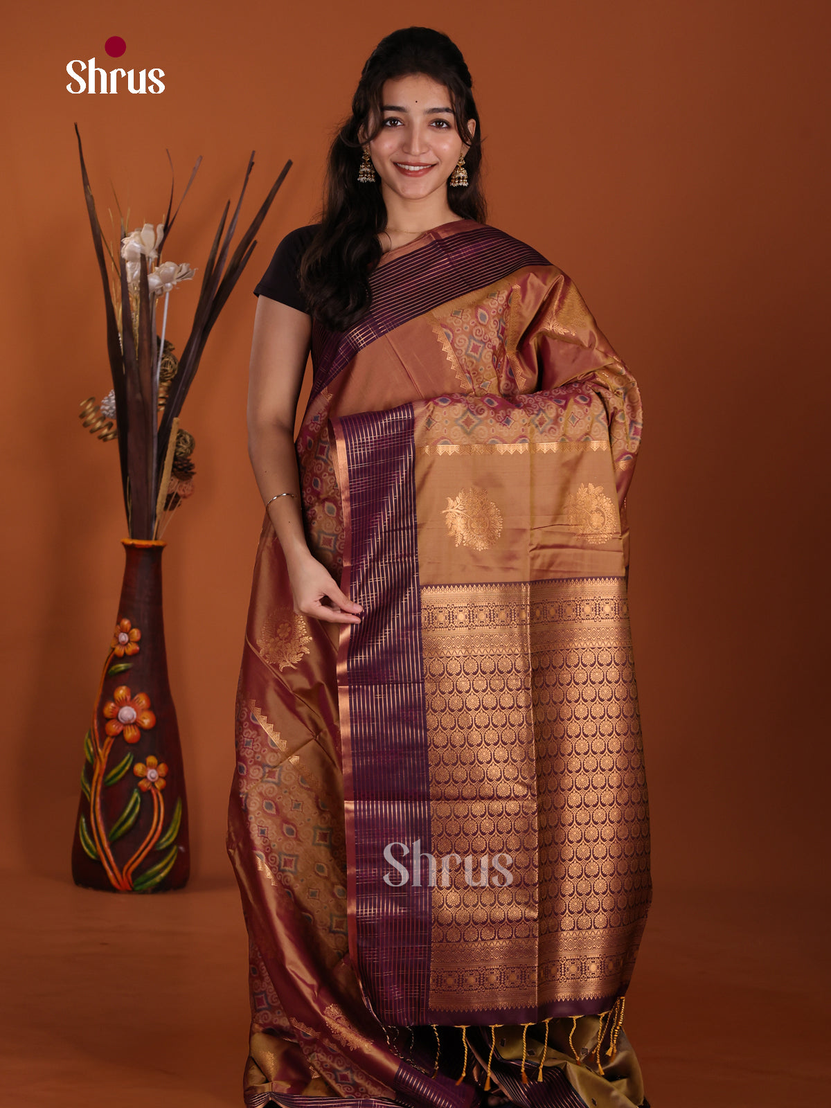 DJS25081 - Semi Softsilk Saree