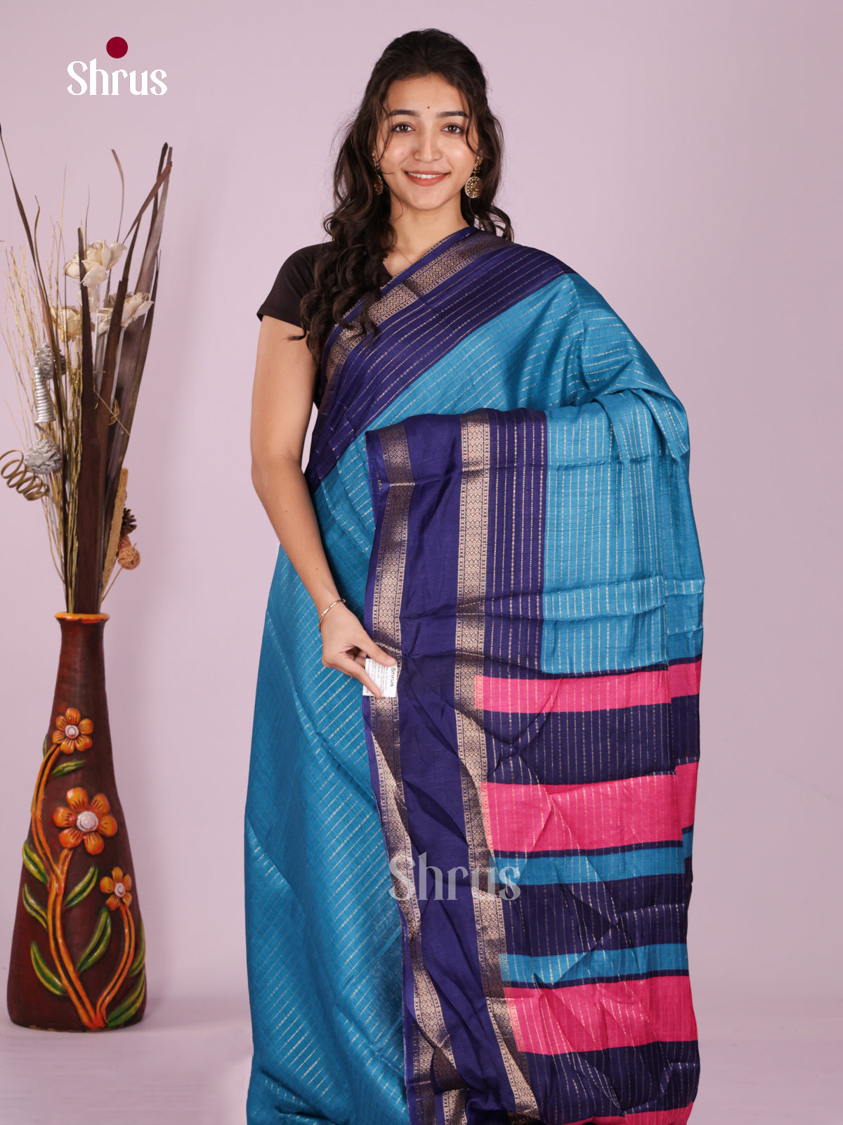 DJS25214 - Semi Mysoresilk Saree - Shop on Shrus.com