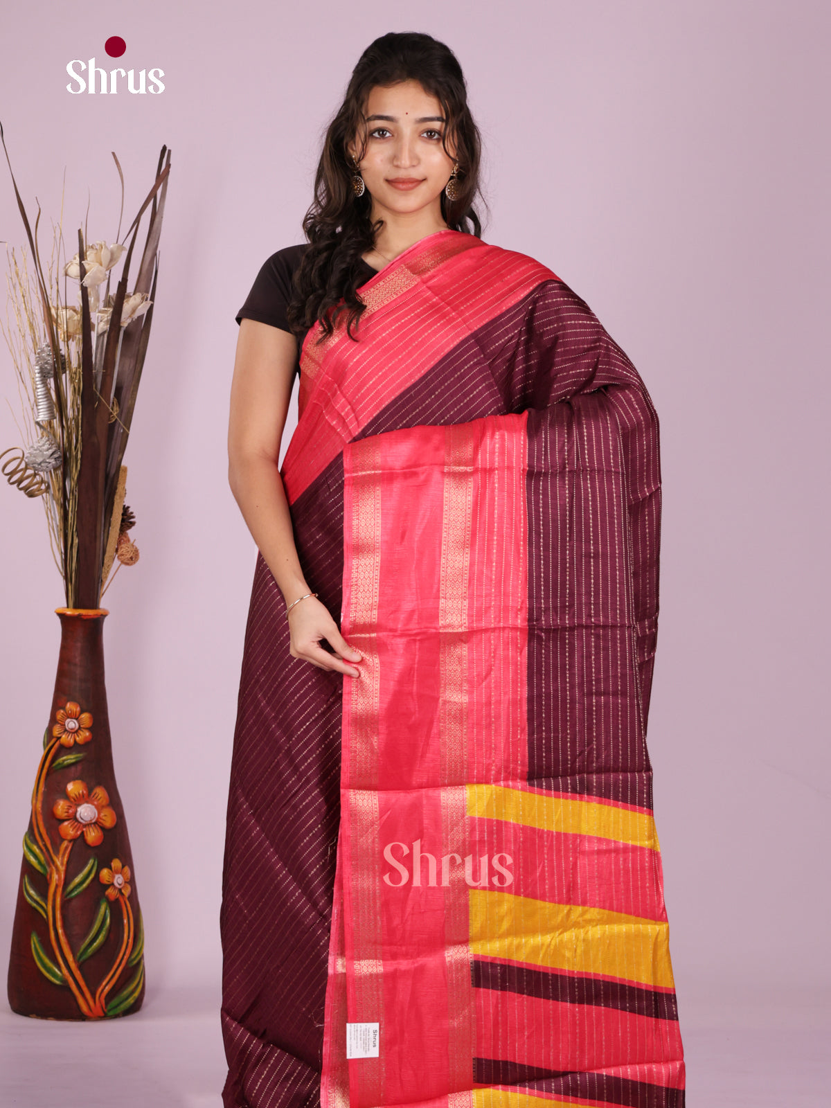 DJS25217 - Semi Mysoresilk Saree - Shop on Shrus.com