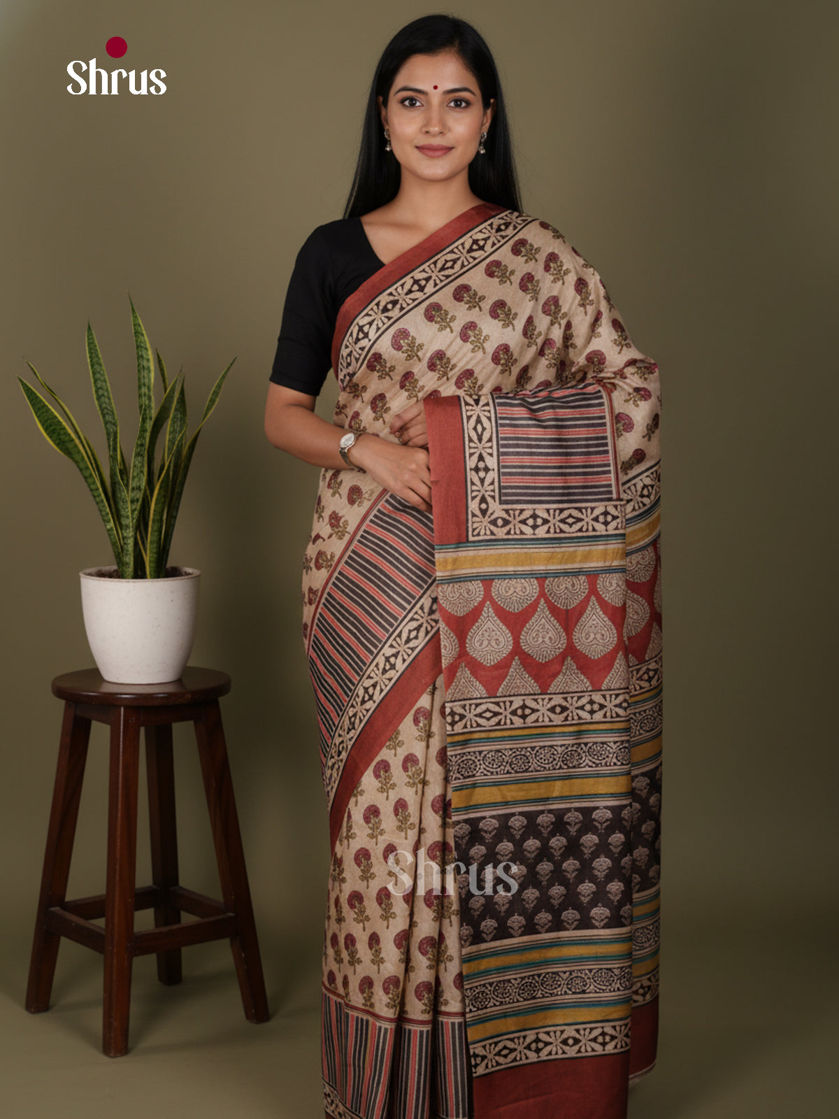 DJS25255 - Butter silk Saree