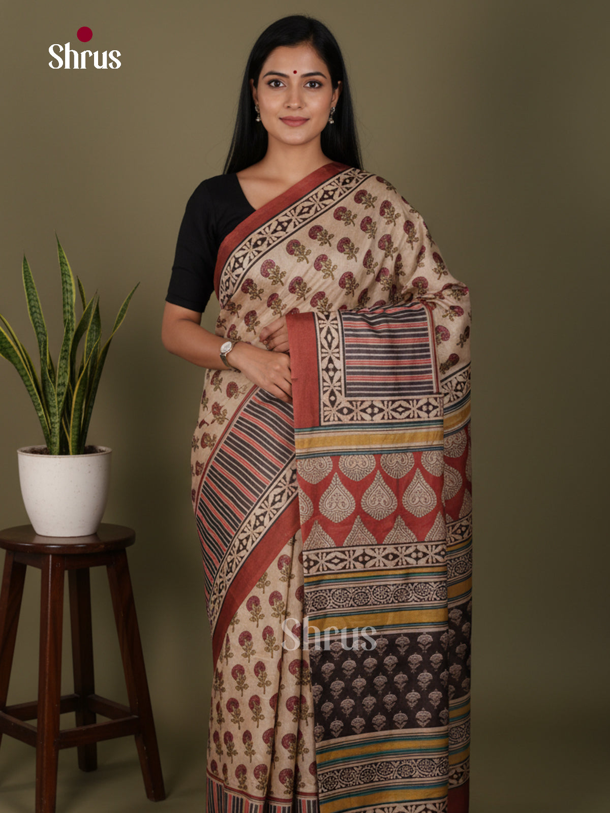 DJS25255 - Butter silk Saree