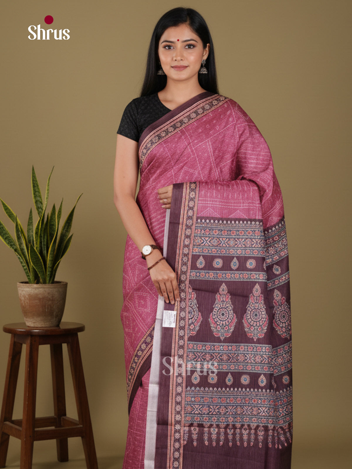 DJS25273 - Butter silk Saree