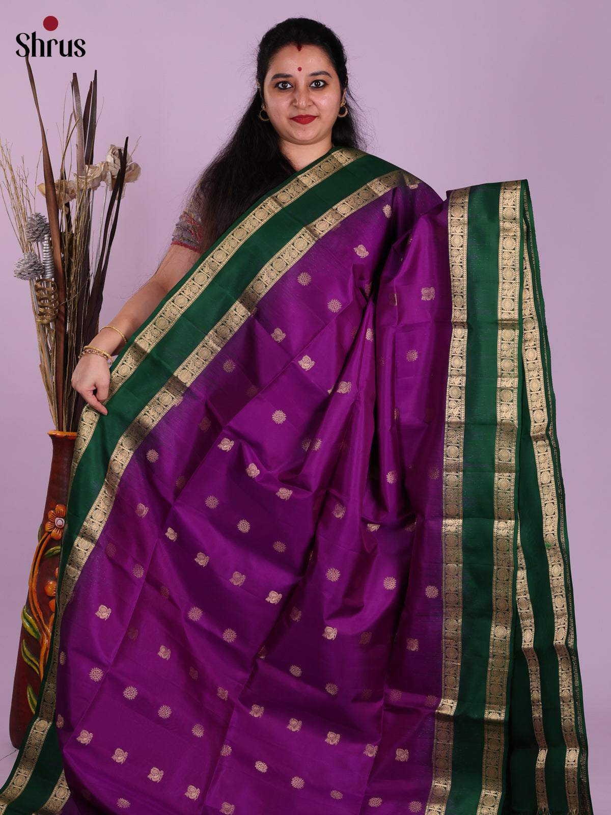 DJS25282 - Soft Silk (HR) Saree - Shop on Shrus.com