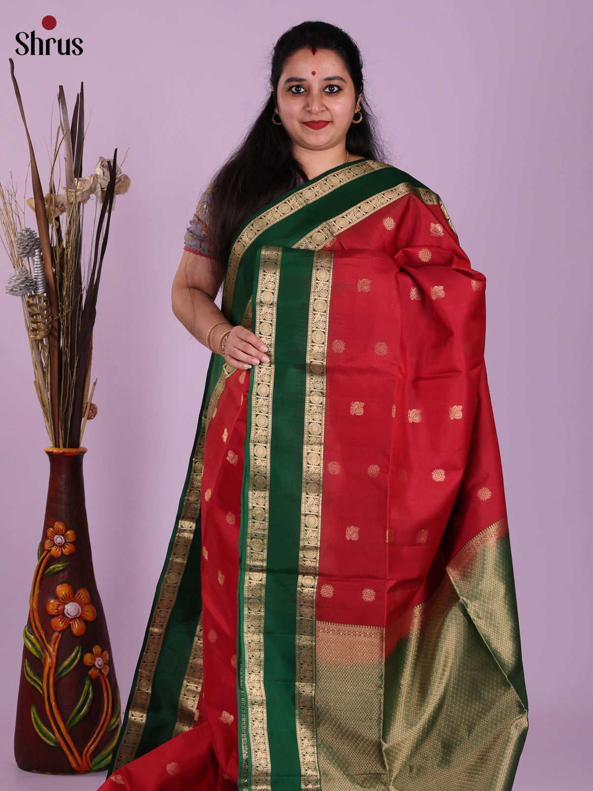 DJS25283 - Soft Silk (HR) Saree - Shop on Shrus.com
