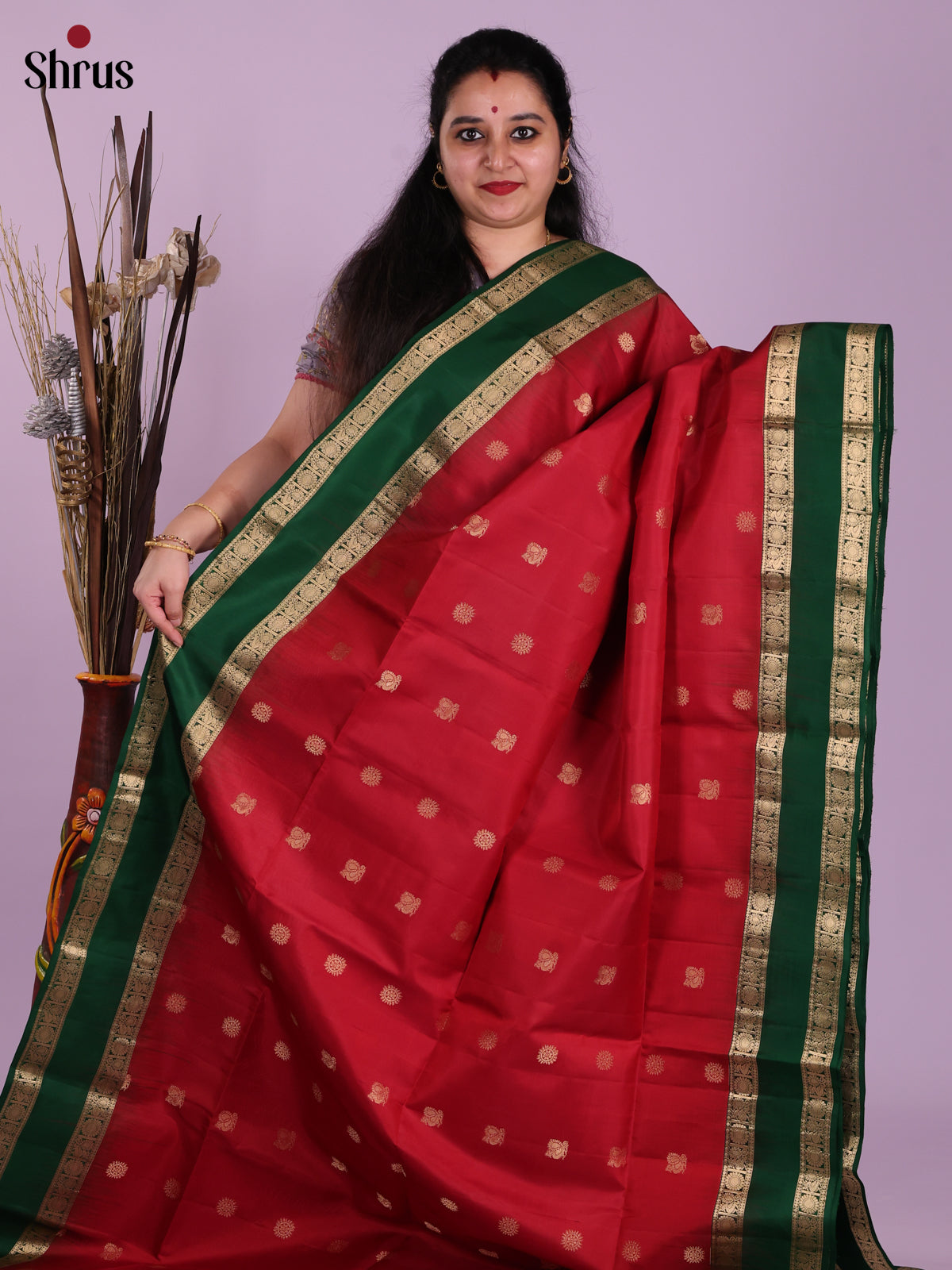 DJS25283 - Soft Silk (HR) Saree - Shop on Shrus.com