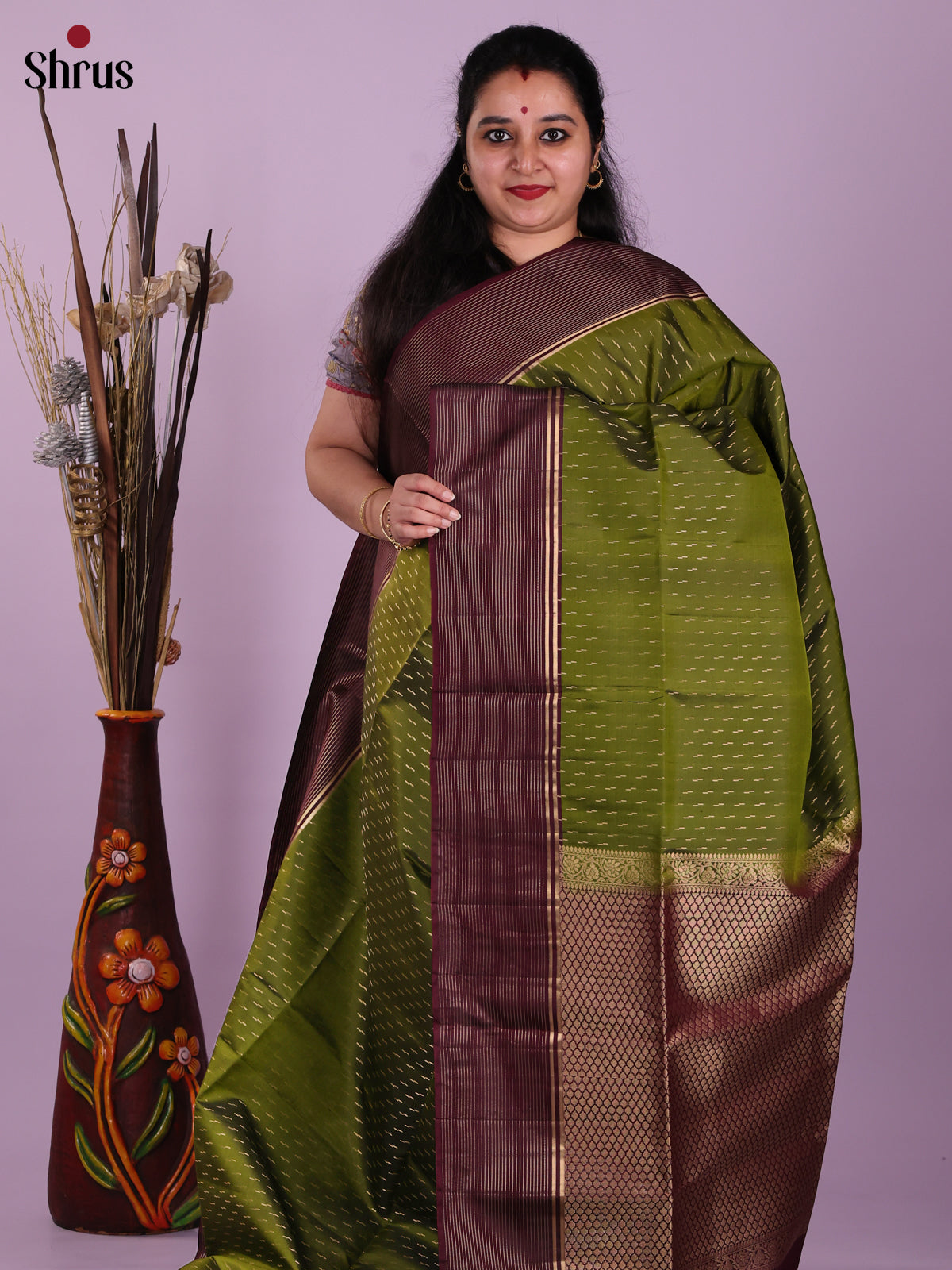 DJS25297 - Soft Silk (HR) Saree - Shop on Shrus.com