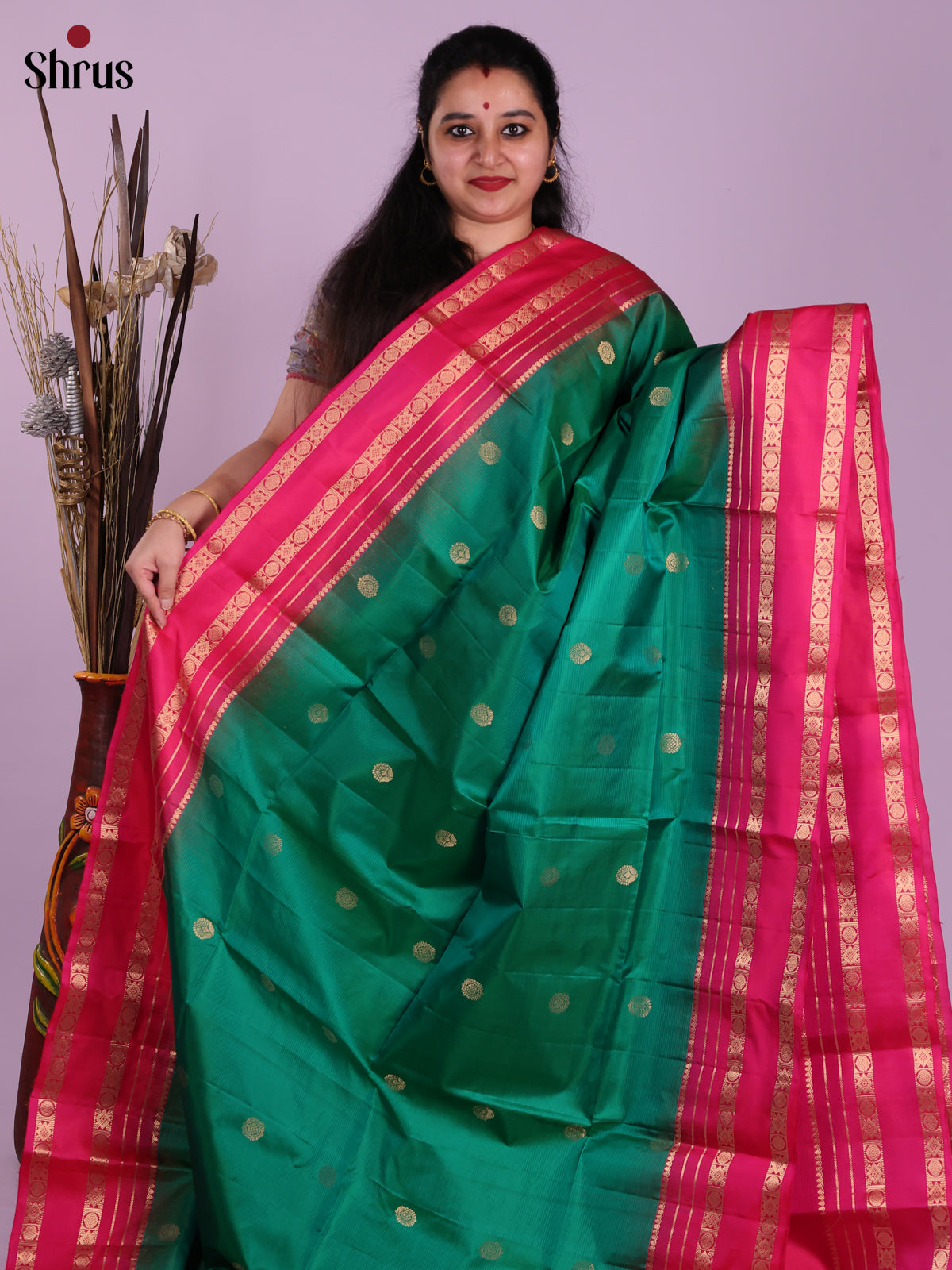 DJS25303 - Soft Silk (HR) Saree - Shop on Shrus.com