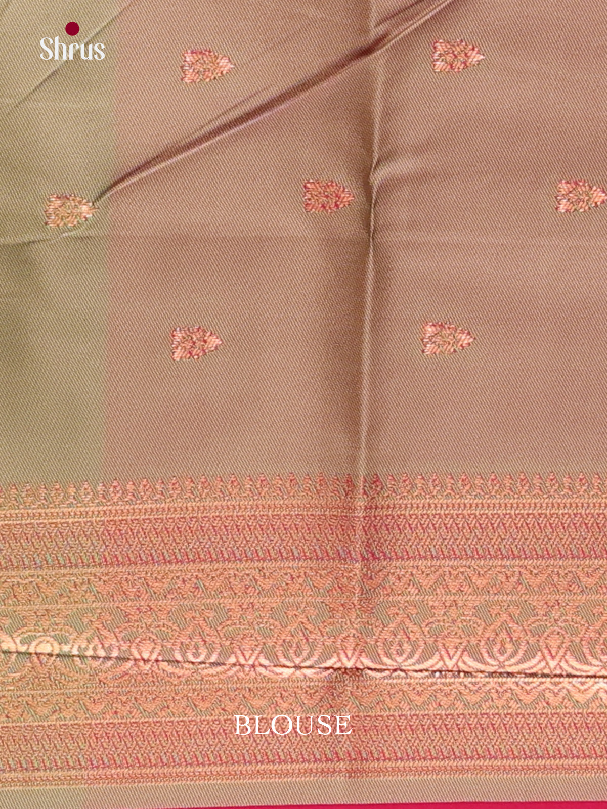 Pink & Green - Semi Softsilk Saree