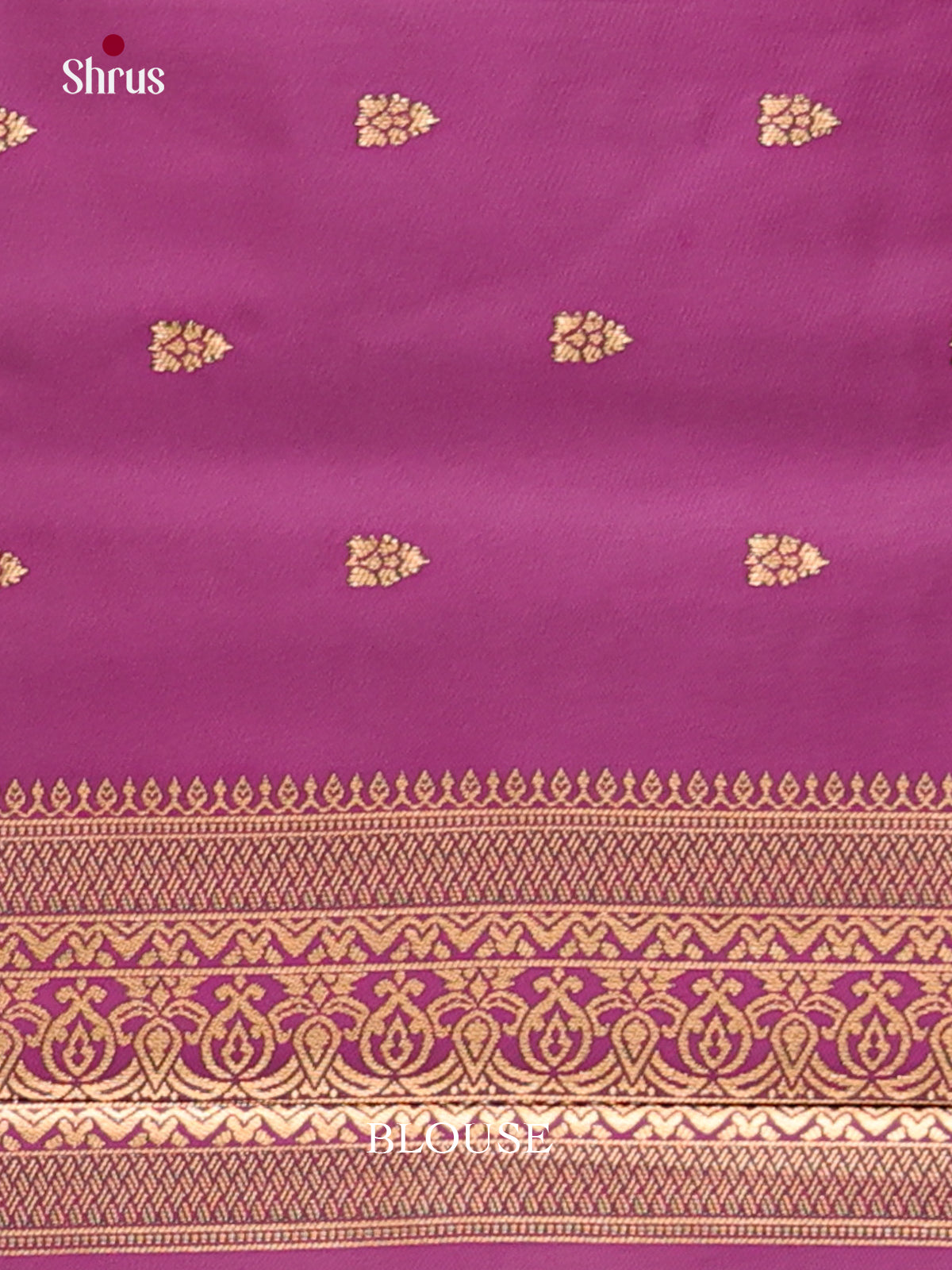 Green & Purple - Semi Softsilk Saree