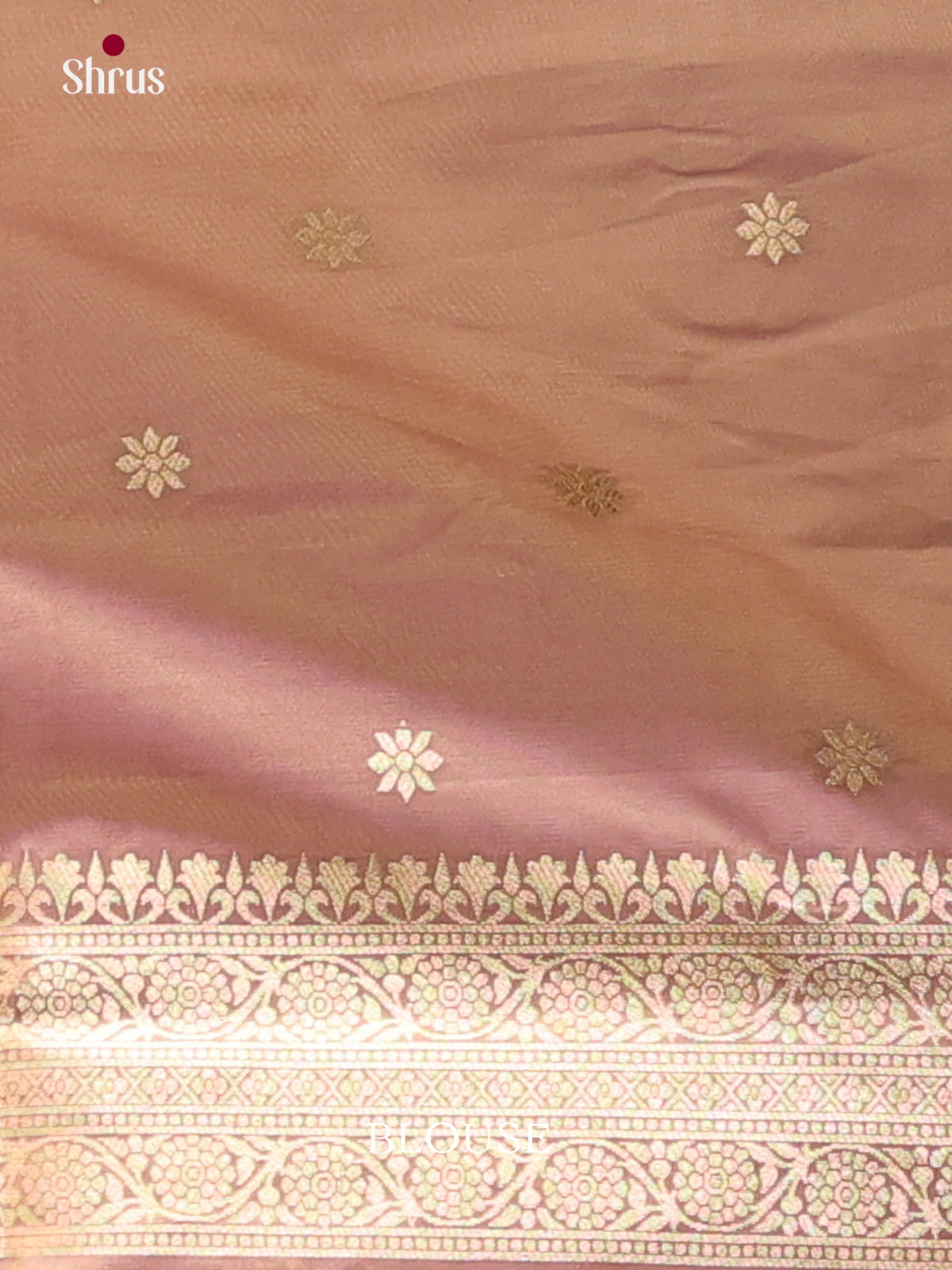 Dusty Brown- Semi Softsilk Saree