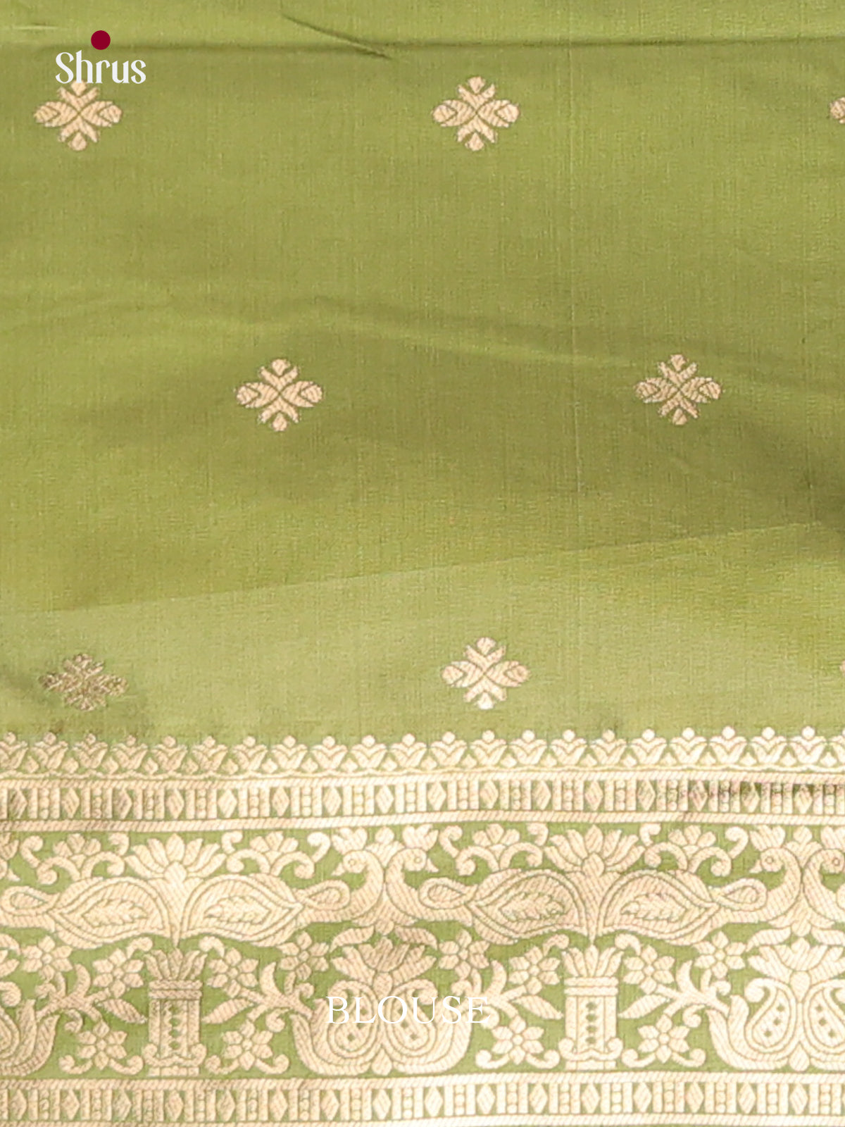 Olive Green - Semi Softsilk Saree