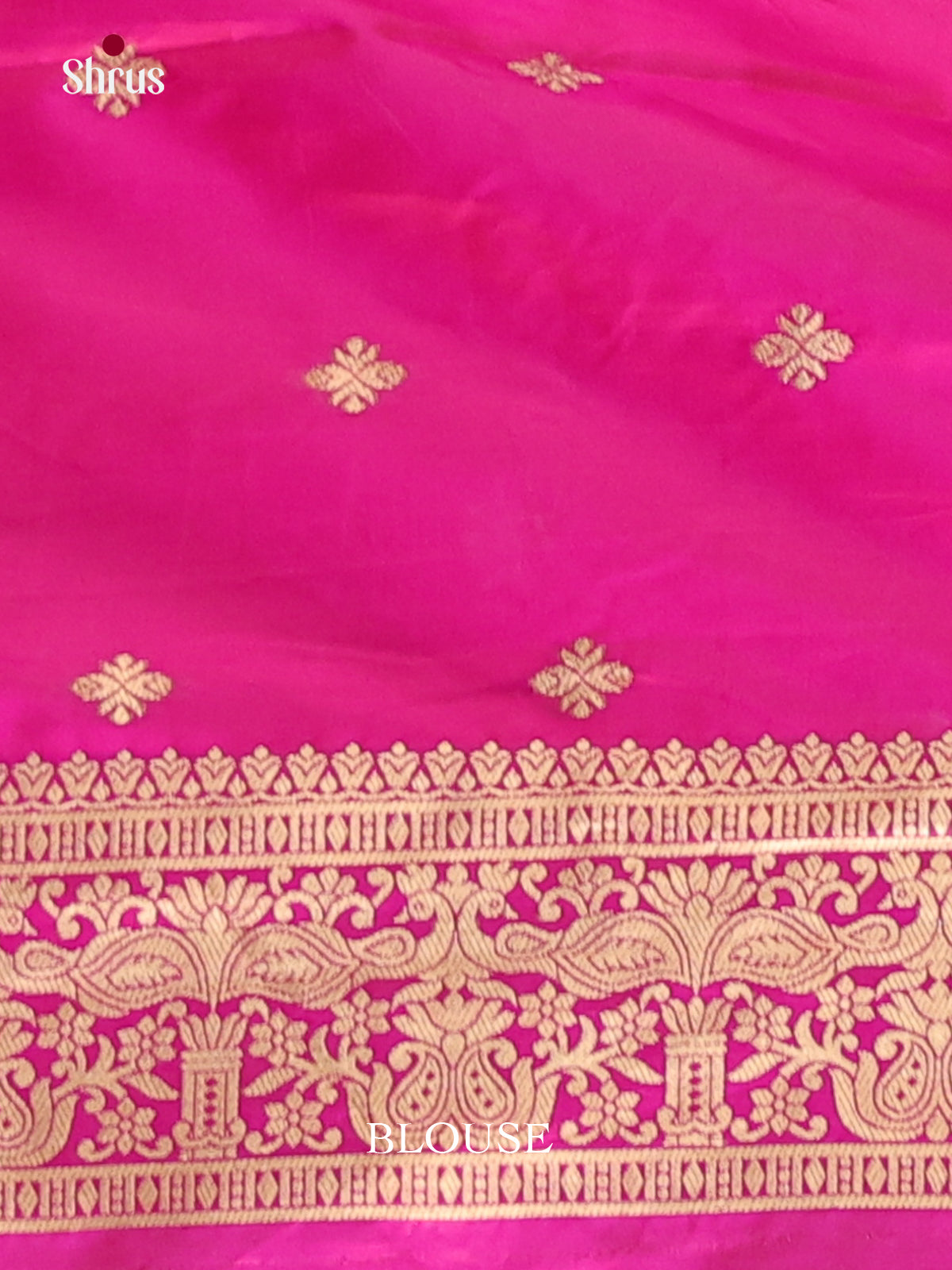 Pink- Semi Softsilk Saree