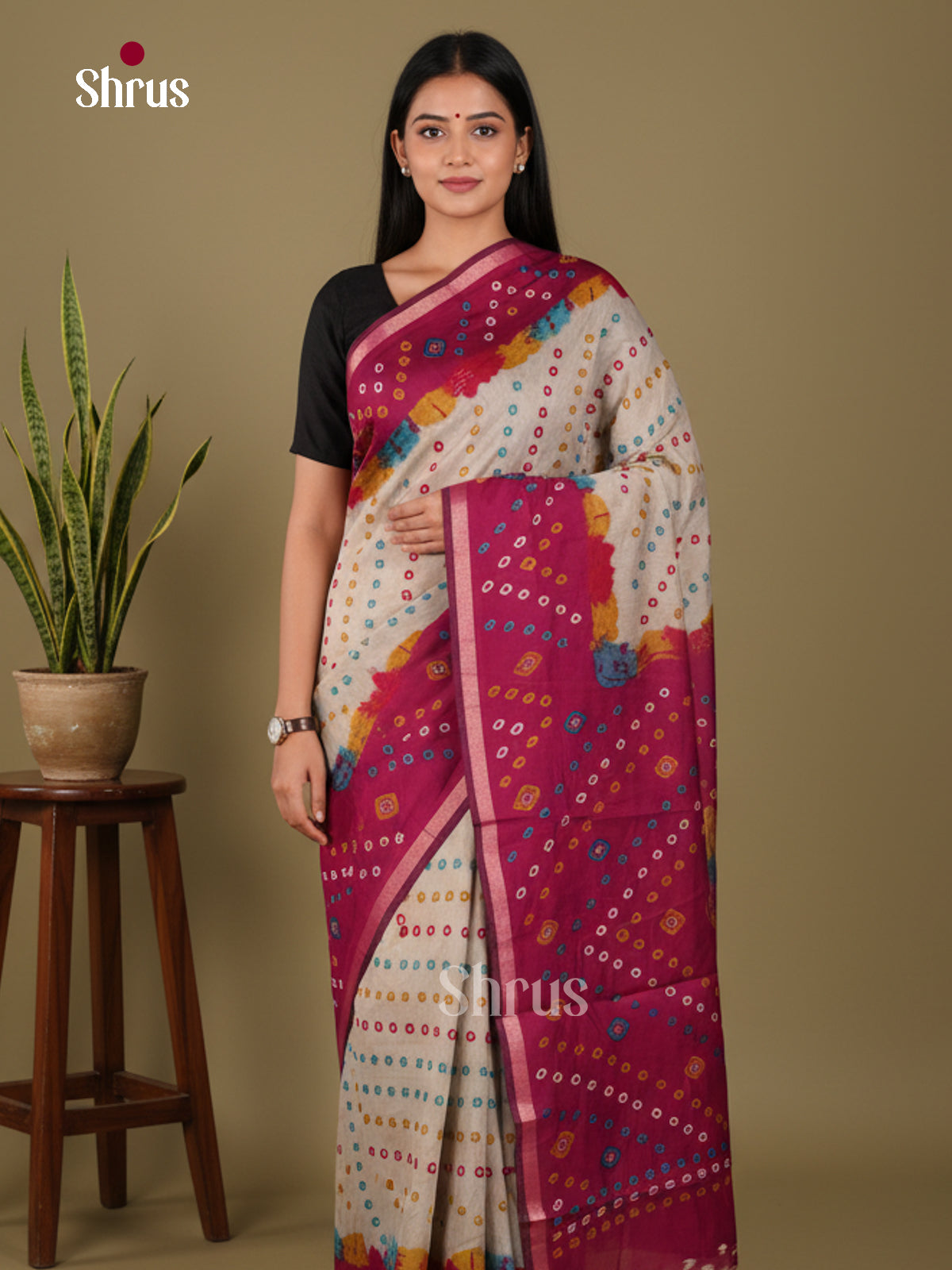 DJS27051 - Art Modal Saree - Shop on Shrus.com