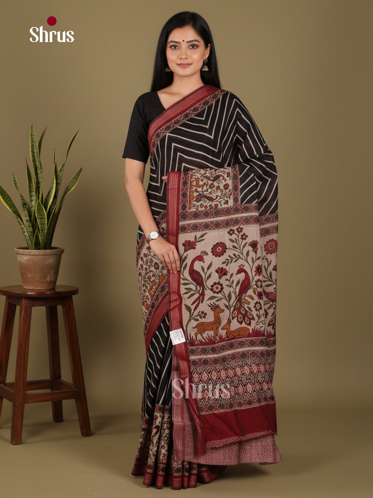 DJS27057 - Art Modal Saree - Shop on Shrus.com