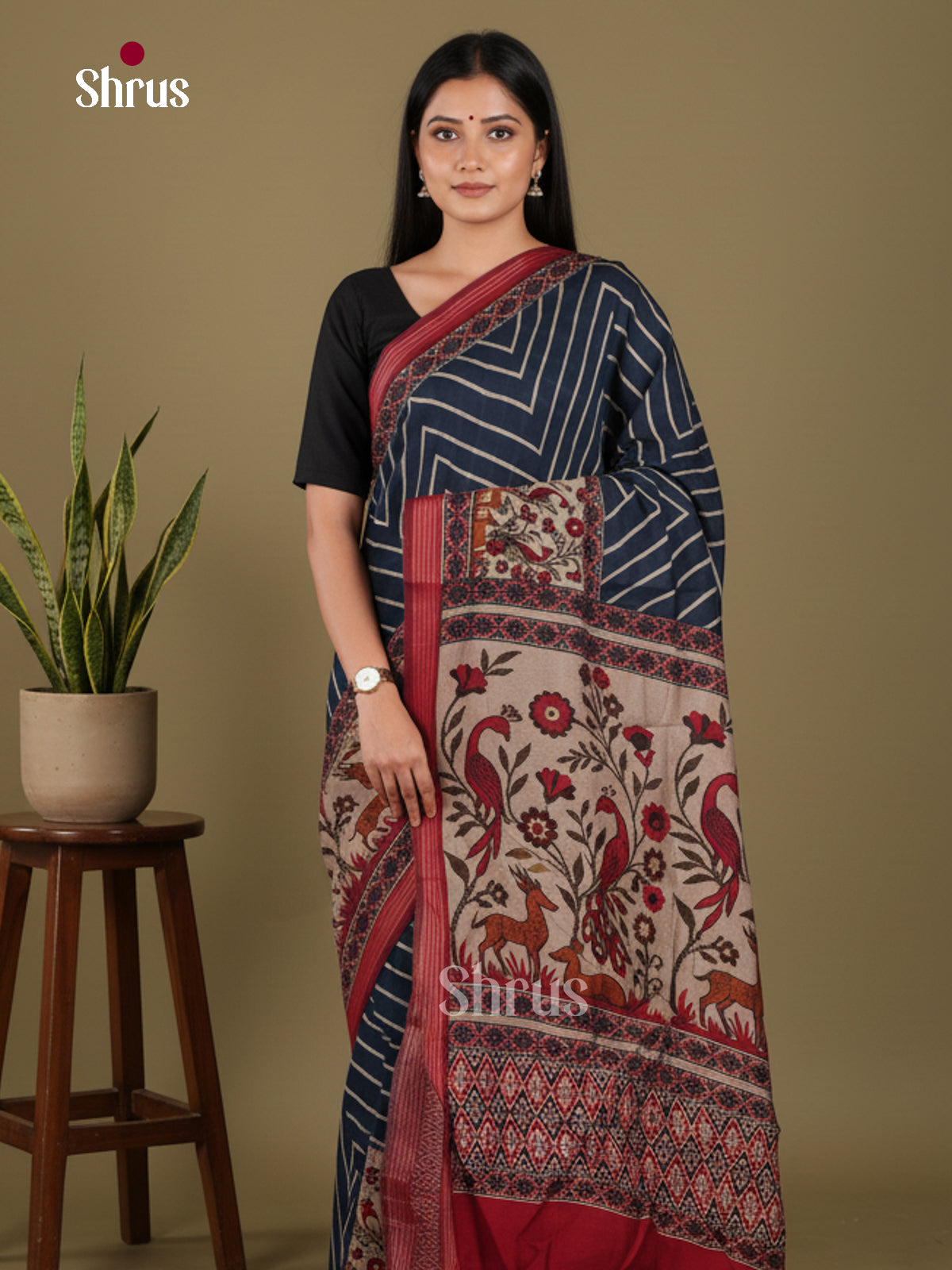 DJS27059 - Art Modal Saree - Shop on Shrus.com