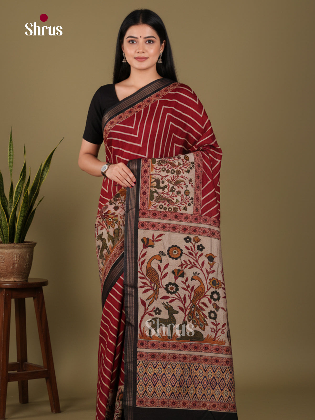 DJS27061 - Art Modal Saree - Shop on Shrus.com
