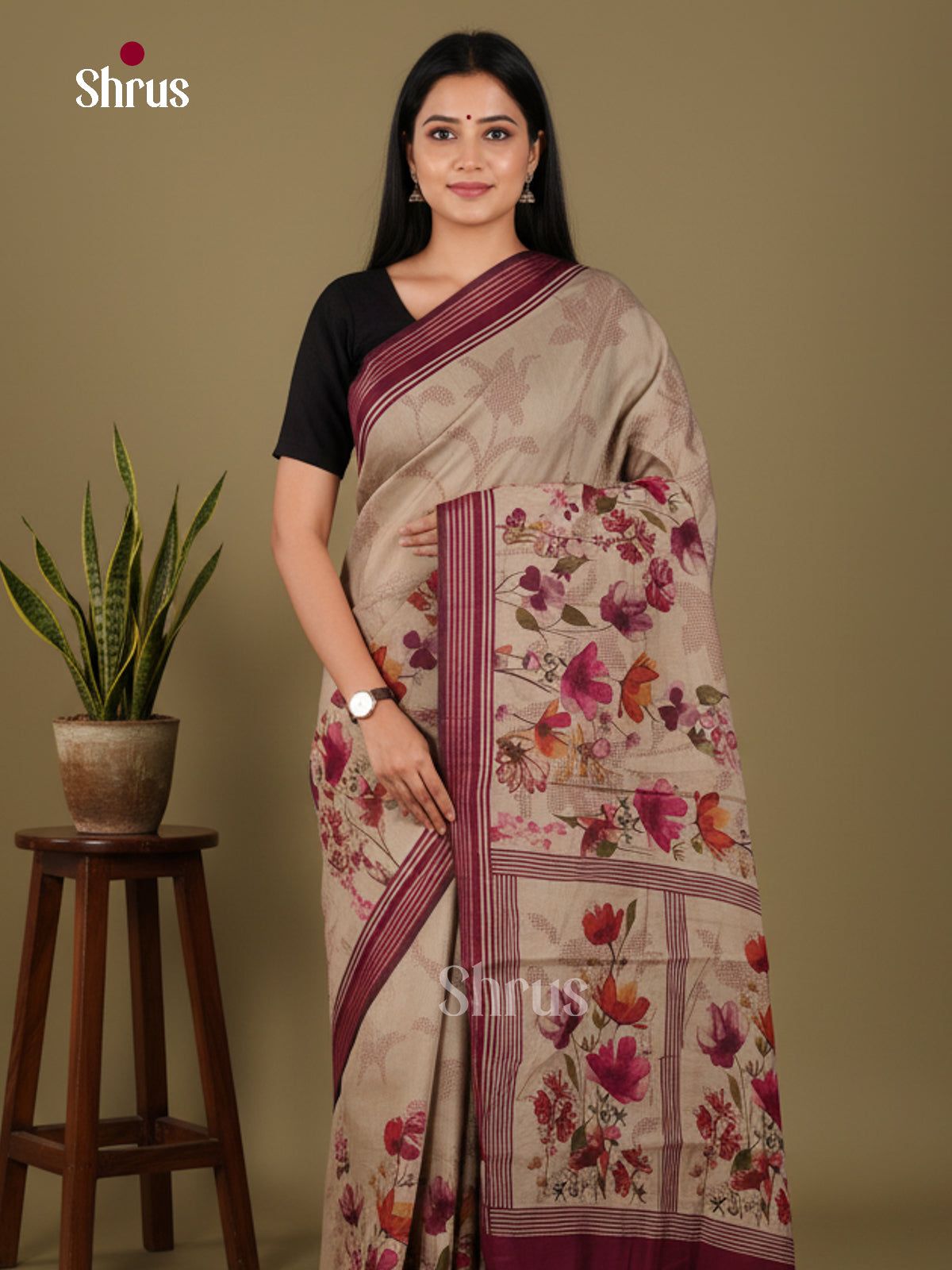DJS27067 - Art Modal Saree - Shop on Shrus.com