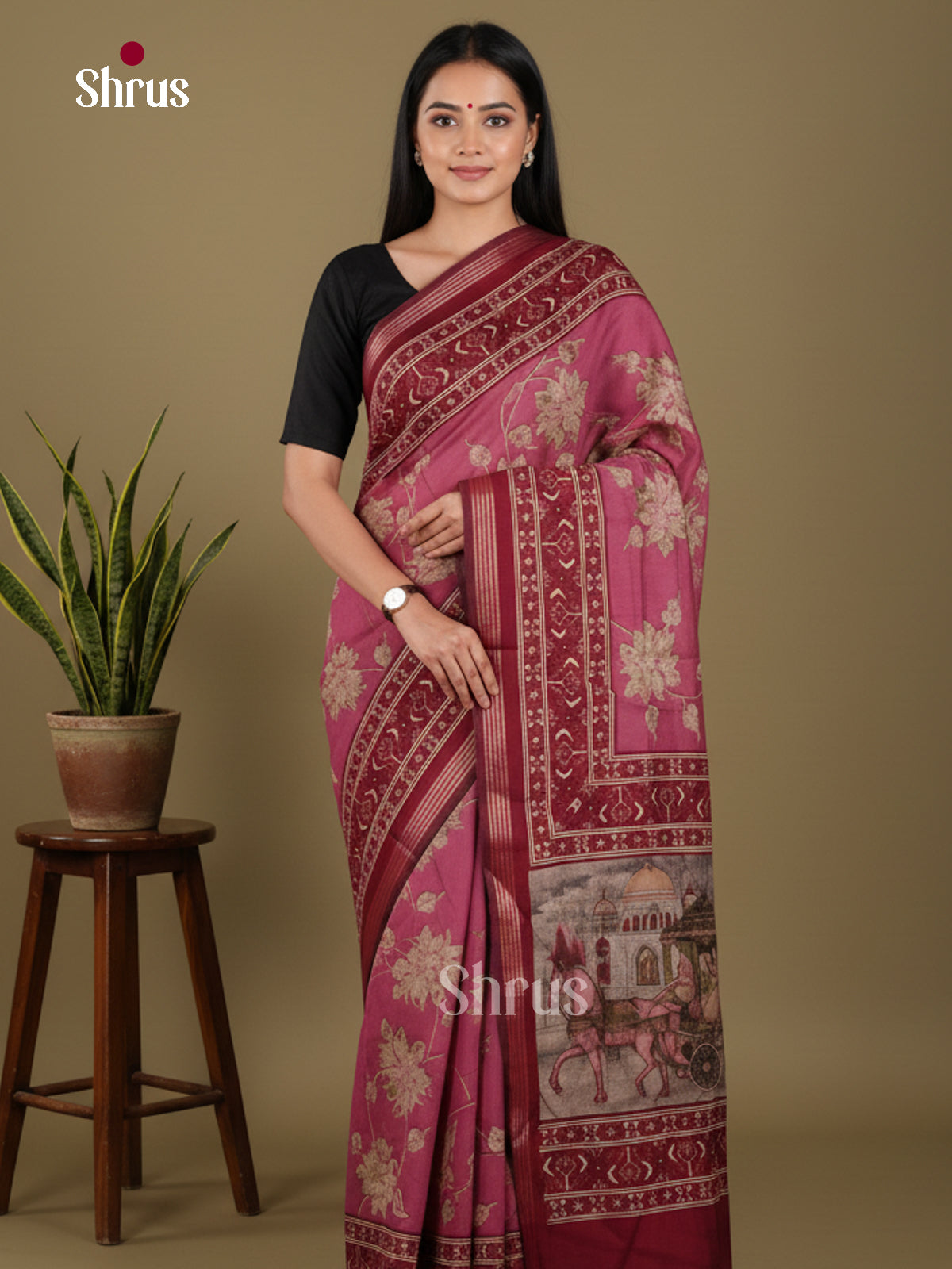 DJS27071 - Art Modal Saree - Shop on Shrus.com