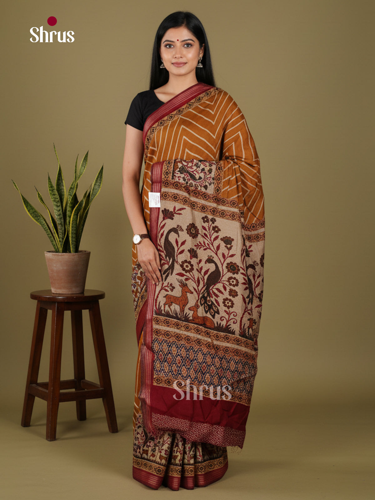 DJS27074 - Art Modal Saree - Shop on Shrus.com