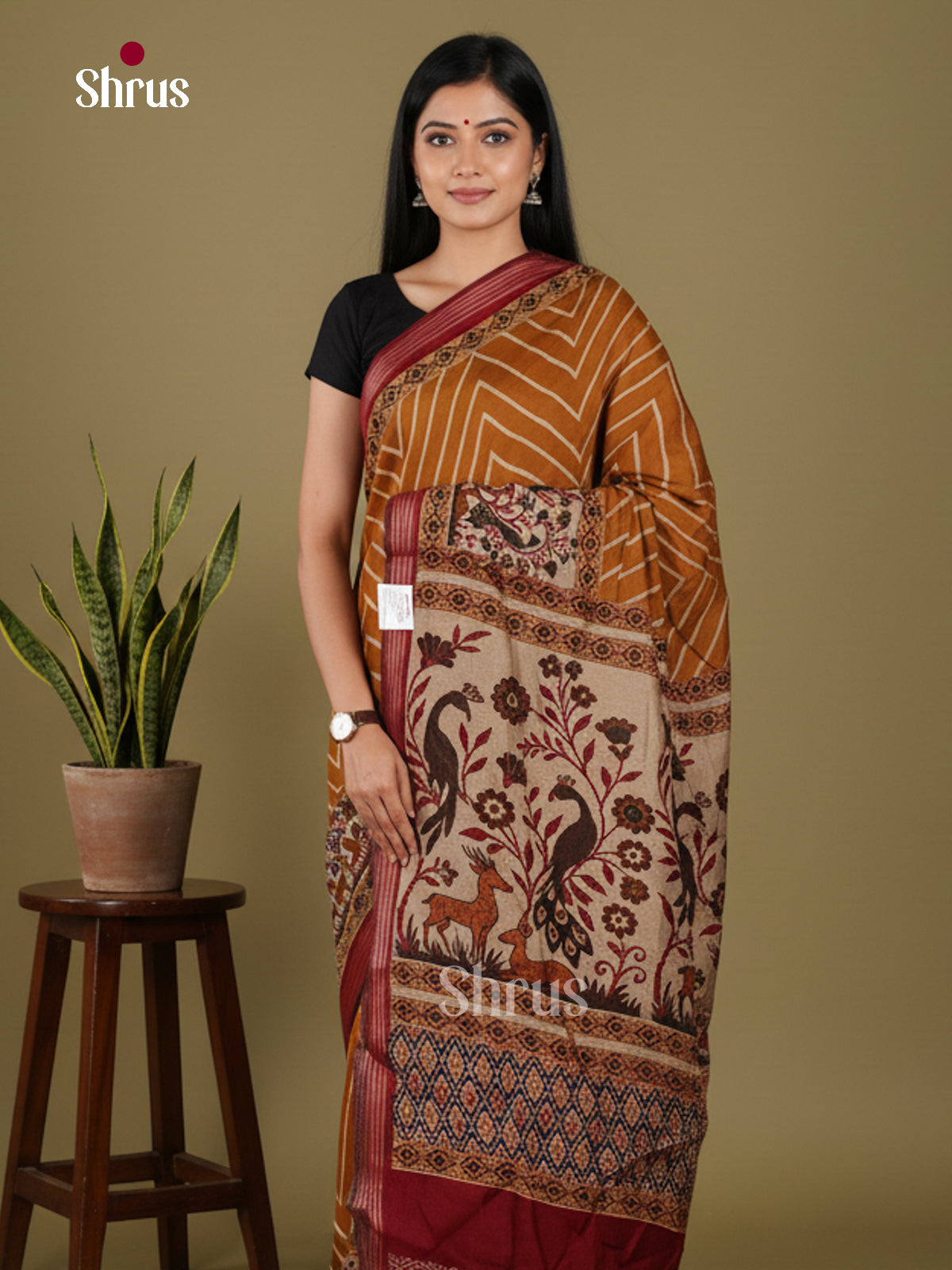 DJS27074 - Art Modal Saree - Shop on Shrus.com