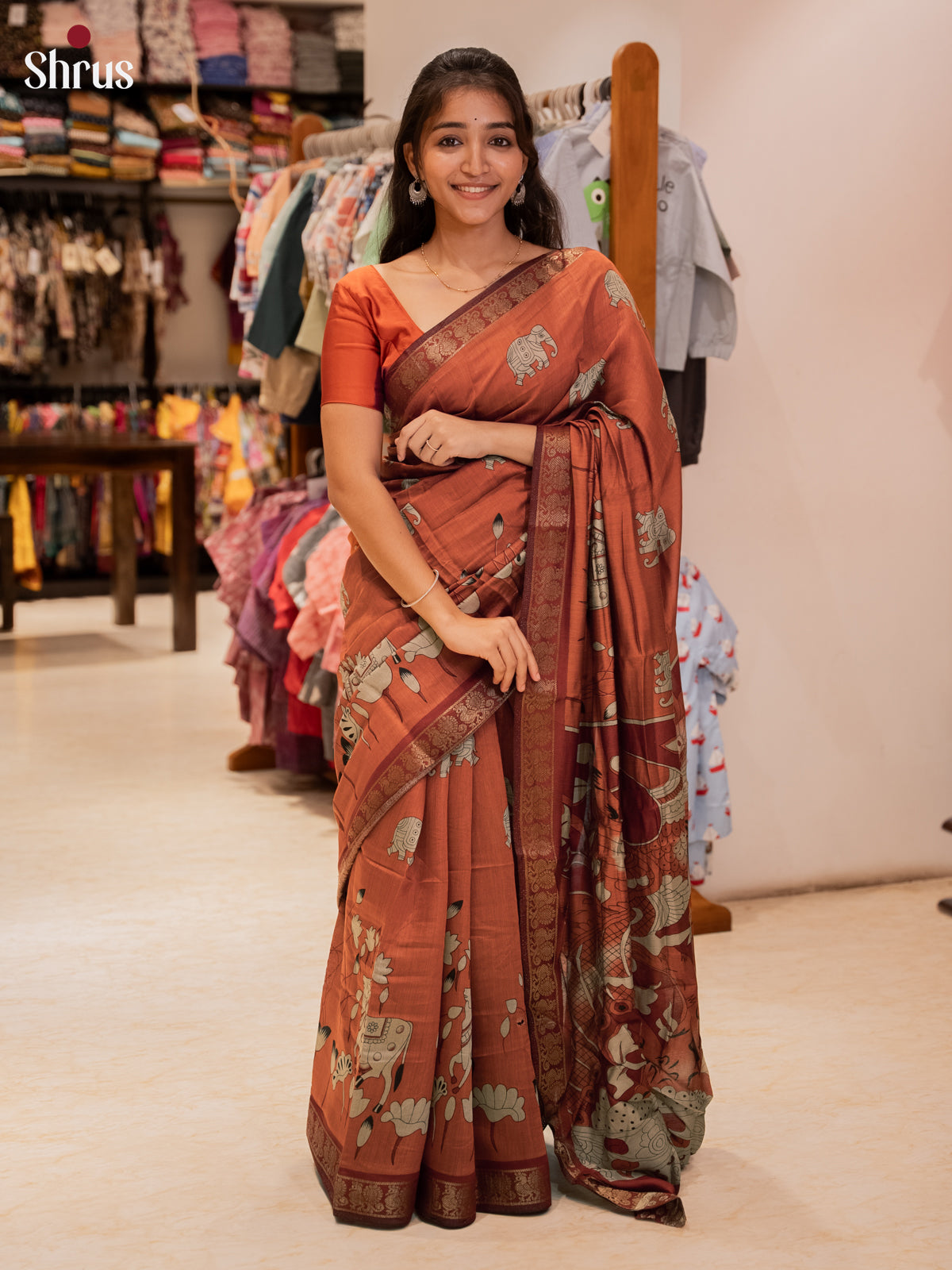 DJS27083 - Semi Modal  Saree