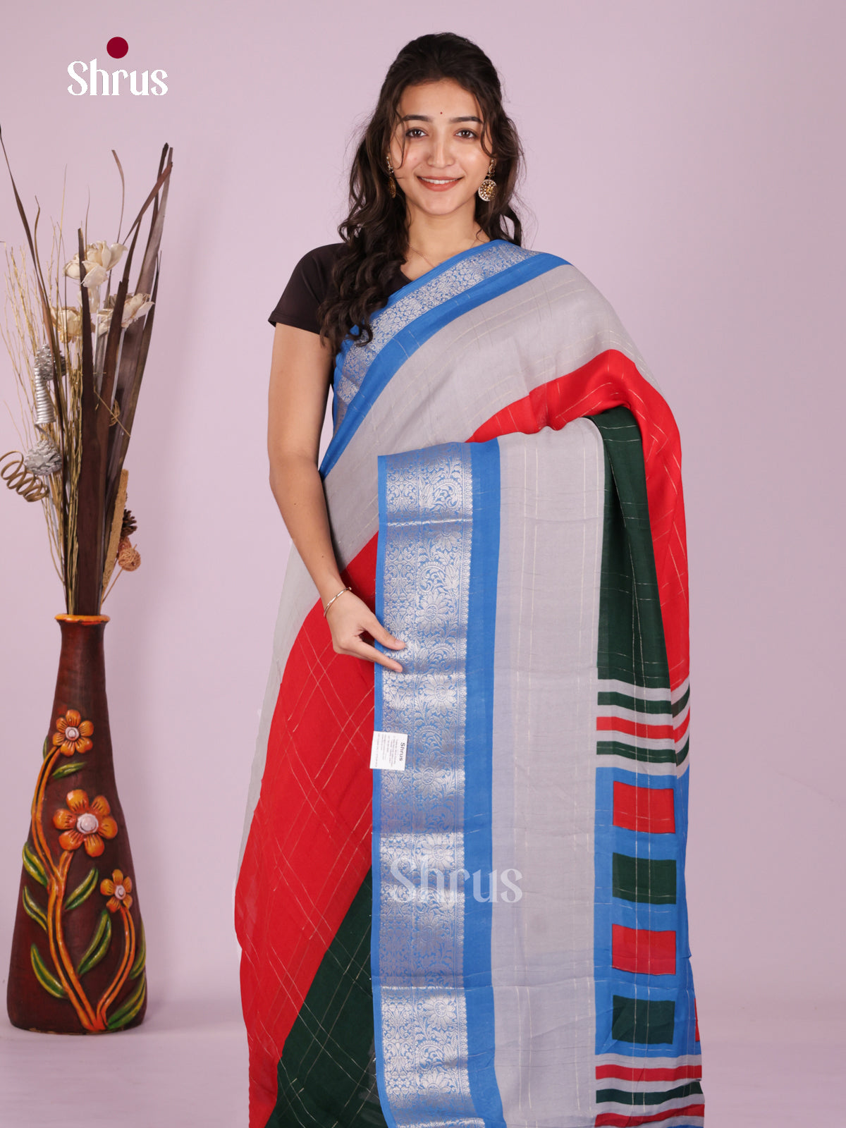 DJS28502 - Semi Mysoresilk Saree