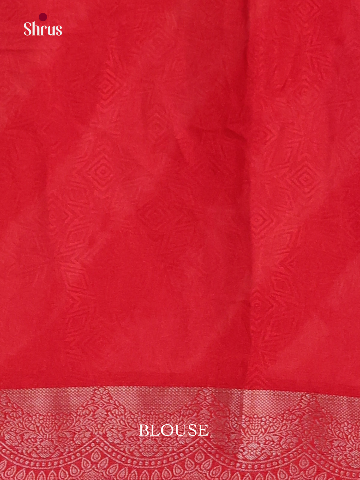 Red & Pink - Semi Georgette Saree