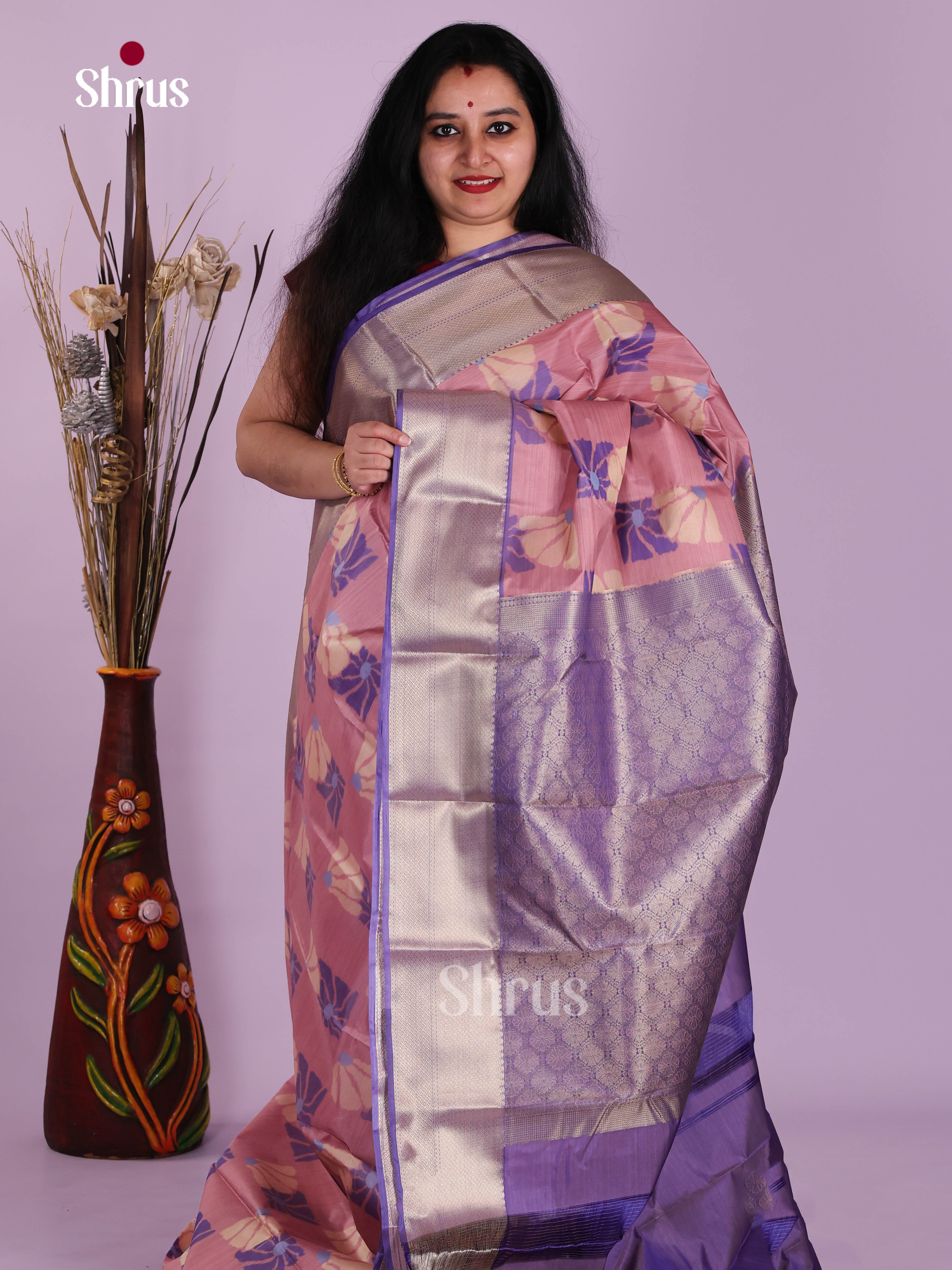 DJS29020 - Kanchipuram-halfpure Saree