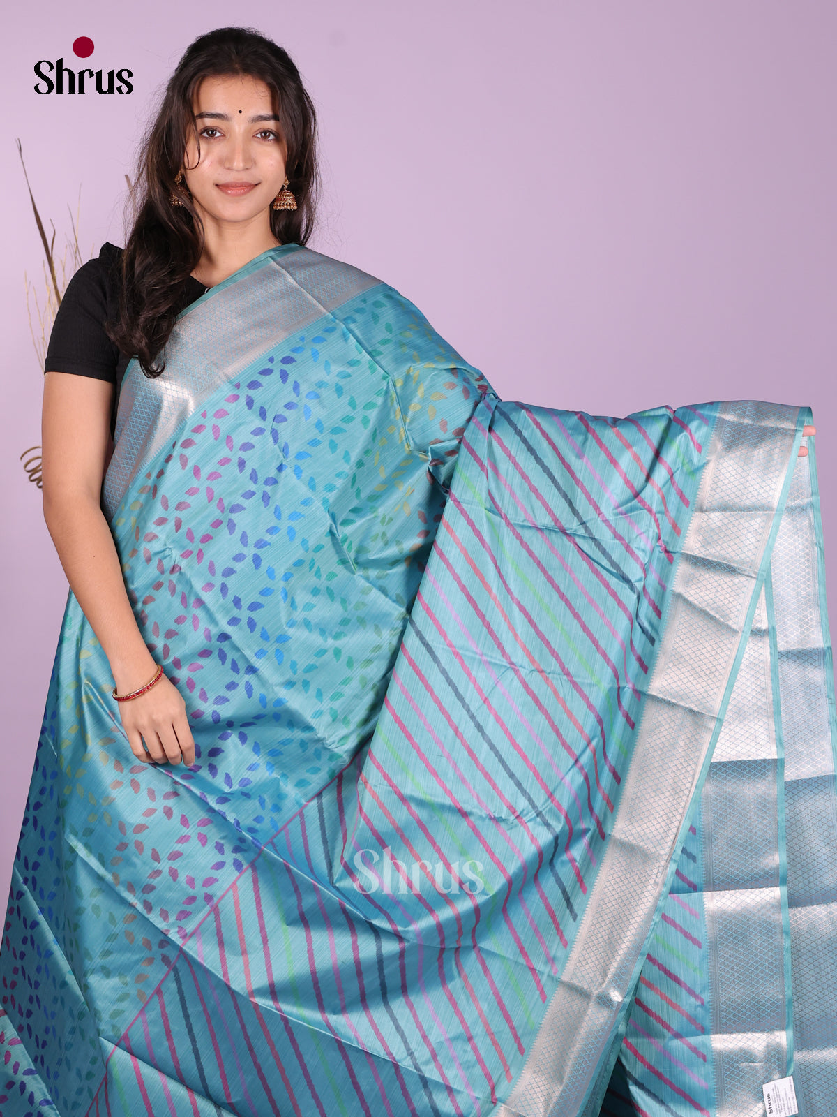 DJS29024 - Kanchipuram-halfpure Saree