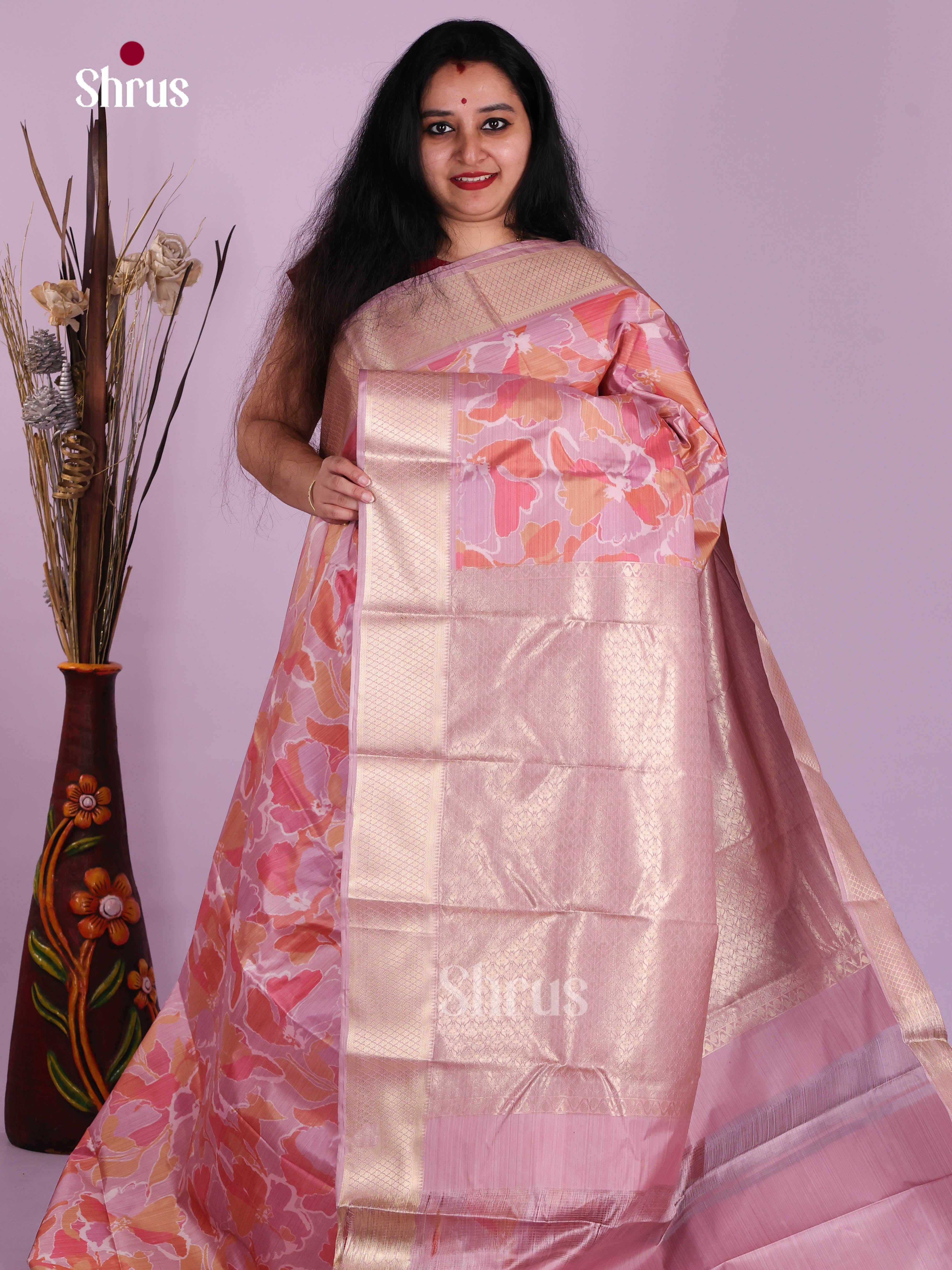 DJS29033 - Kanchipuram-halfpure Saree