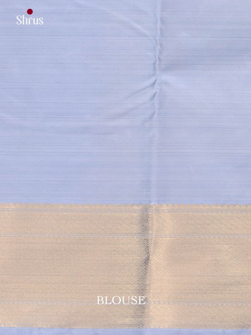 Blue - Kanchipuram-halfpure Saree