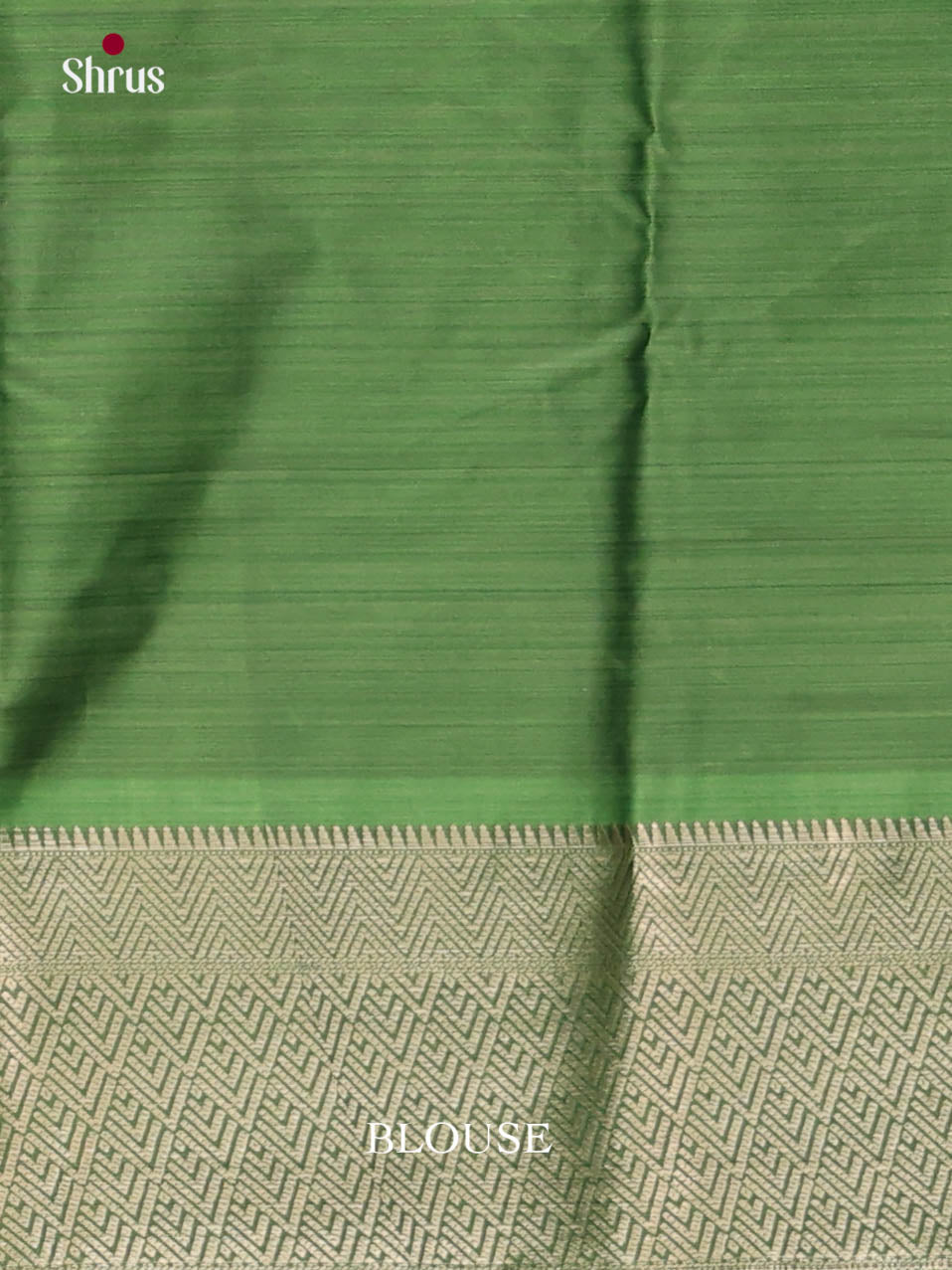 Green - Kanchipuram-halfpure Saree