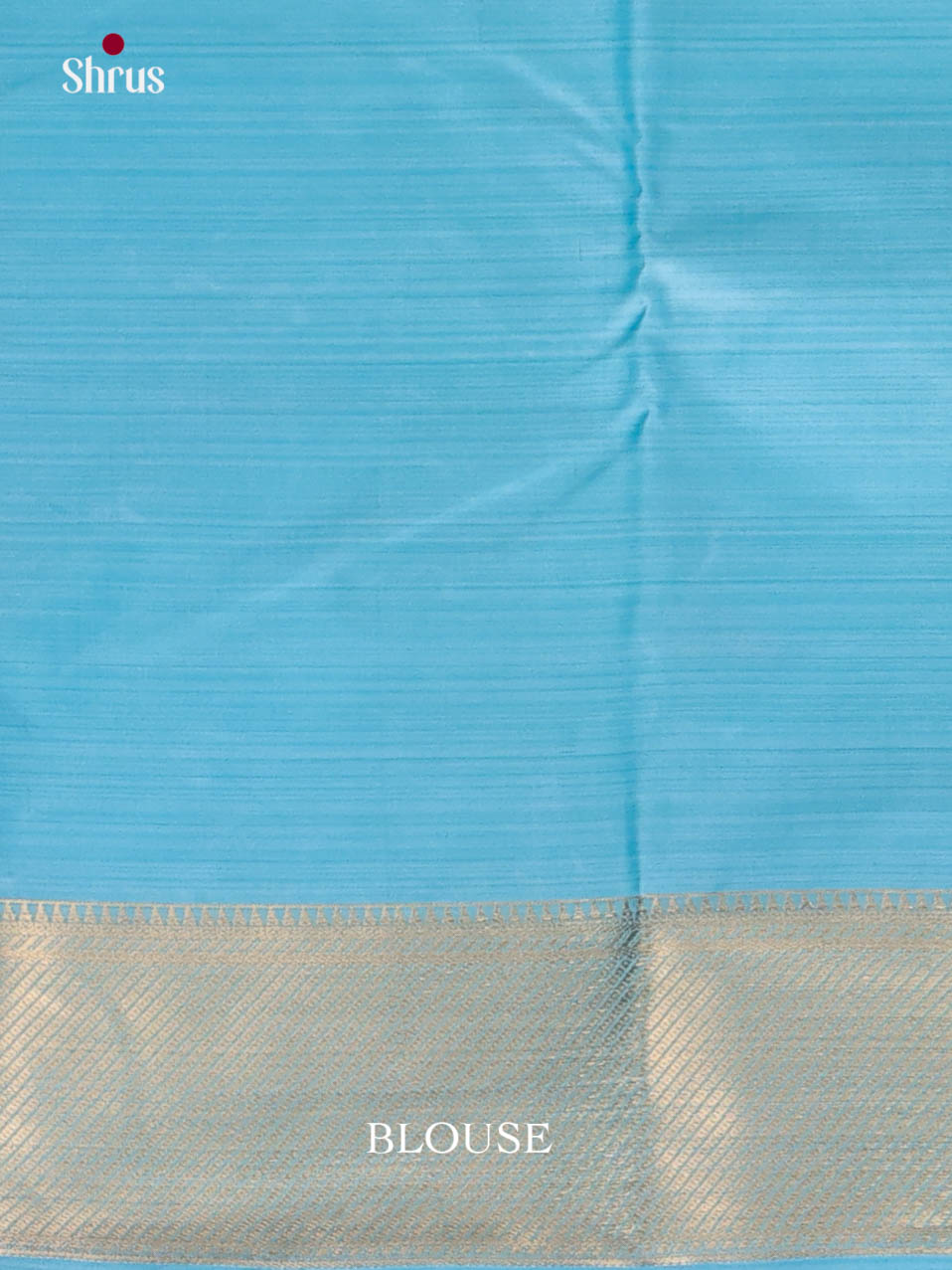 Pastel Blue - Kanchipuram-halfpure Saree