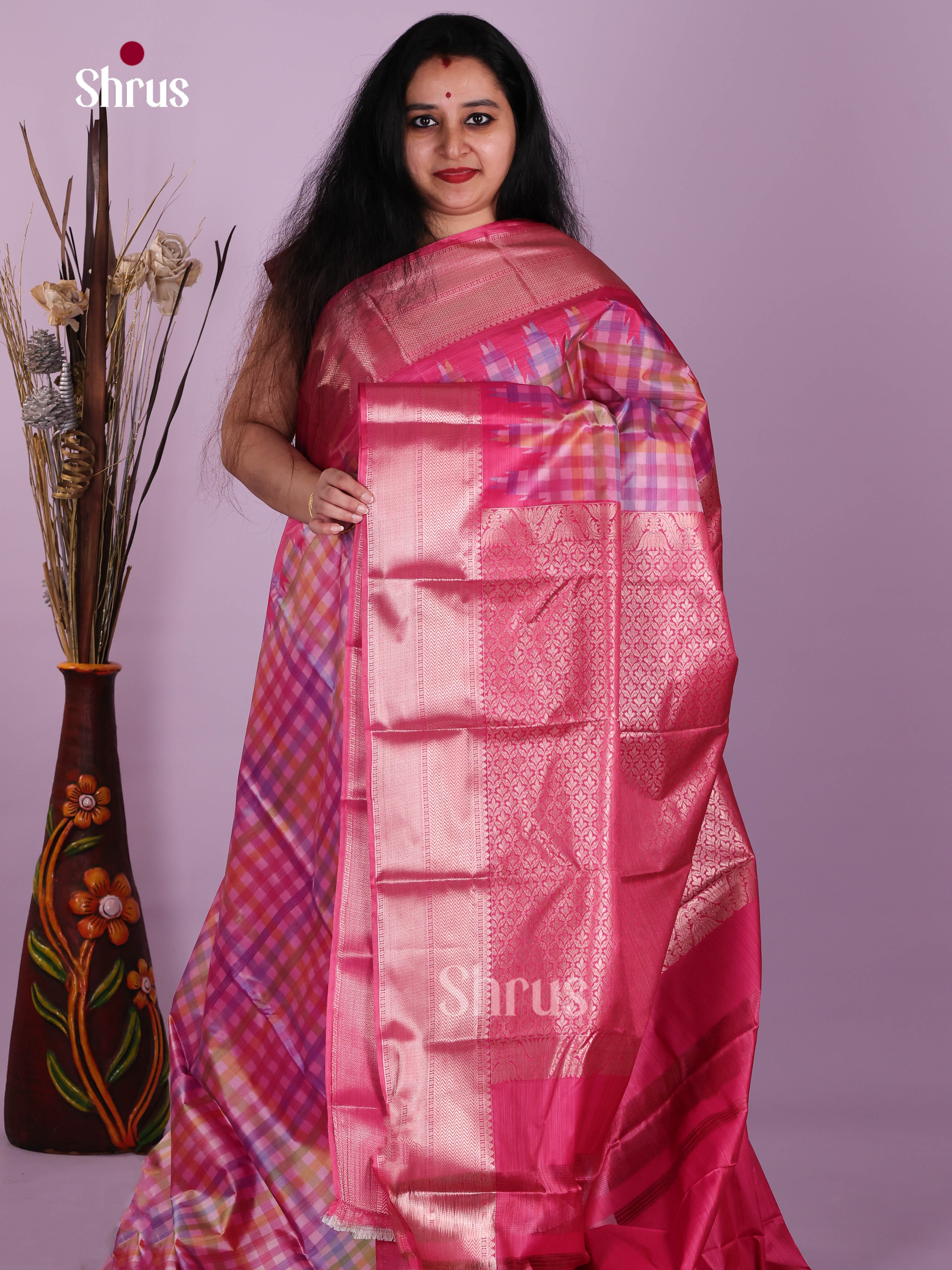 DJS29072 - Kanchipuram-halfpure Saree