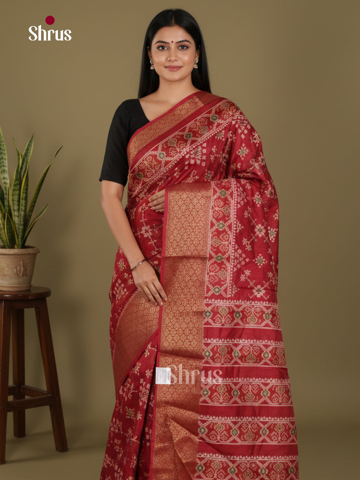 DJS30001 - Semi Crepe Saree - Shop on Shrus.com
